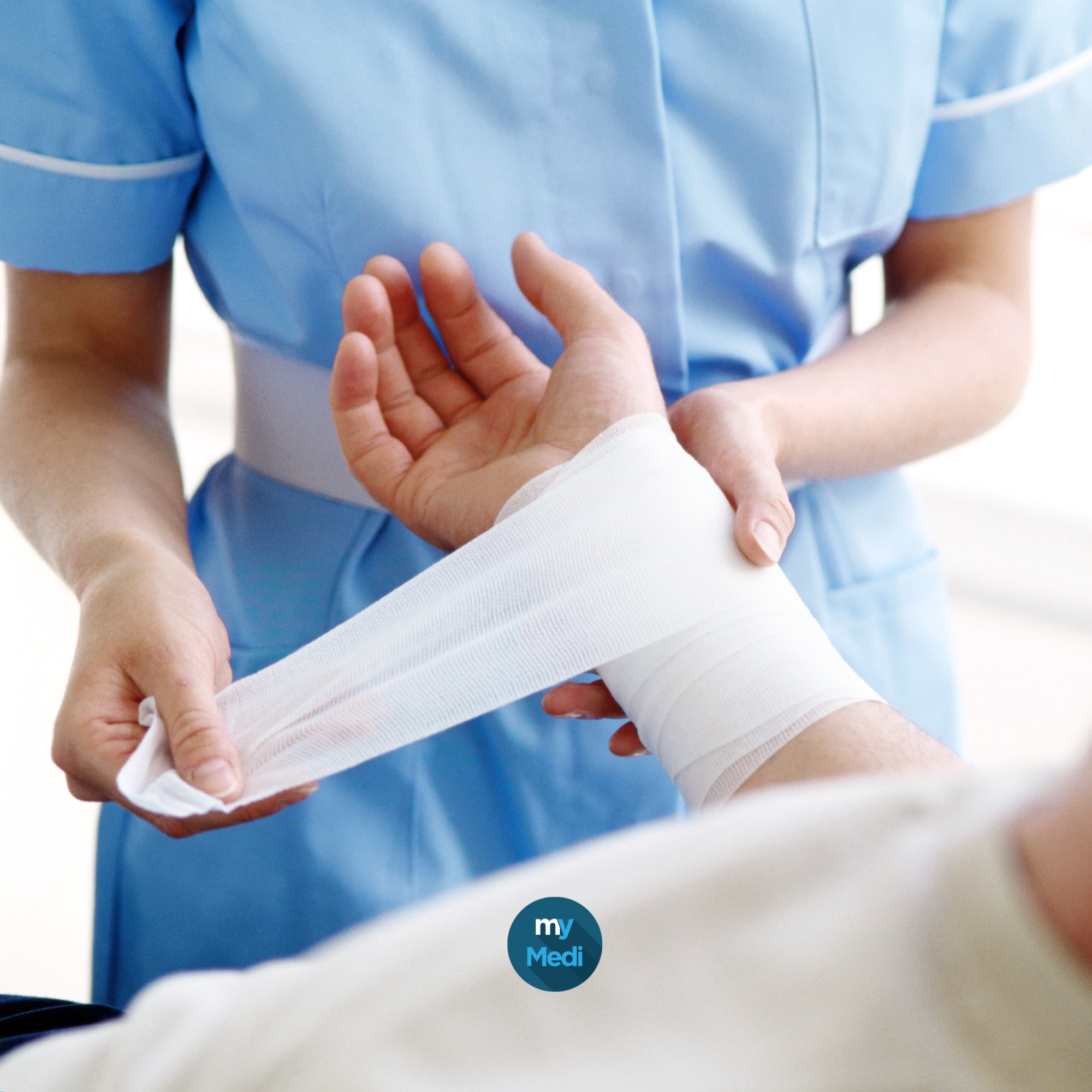 Pansements et sparadraps pour infirmiers