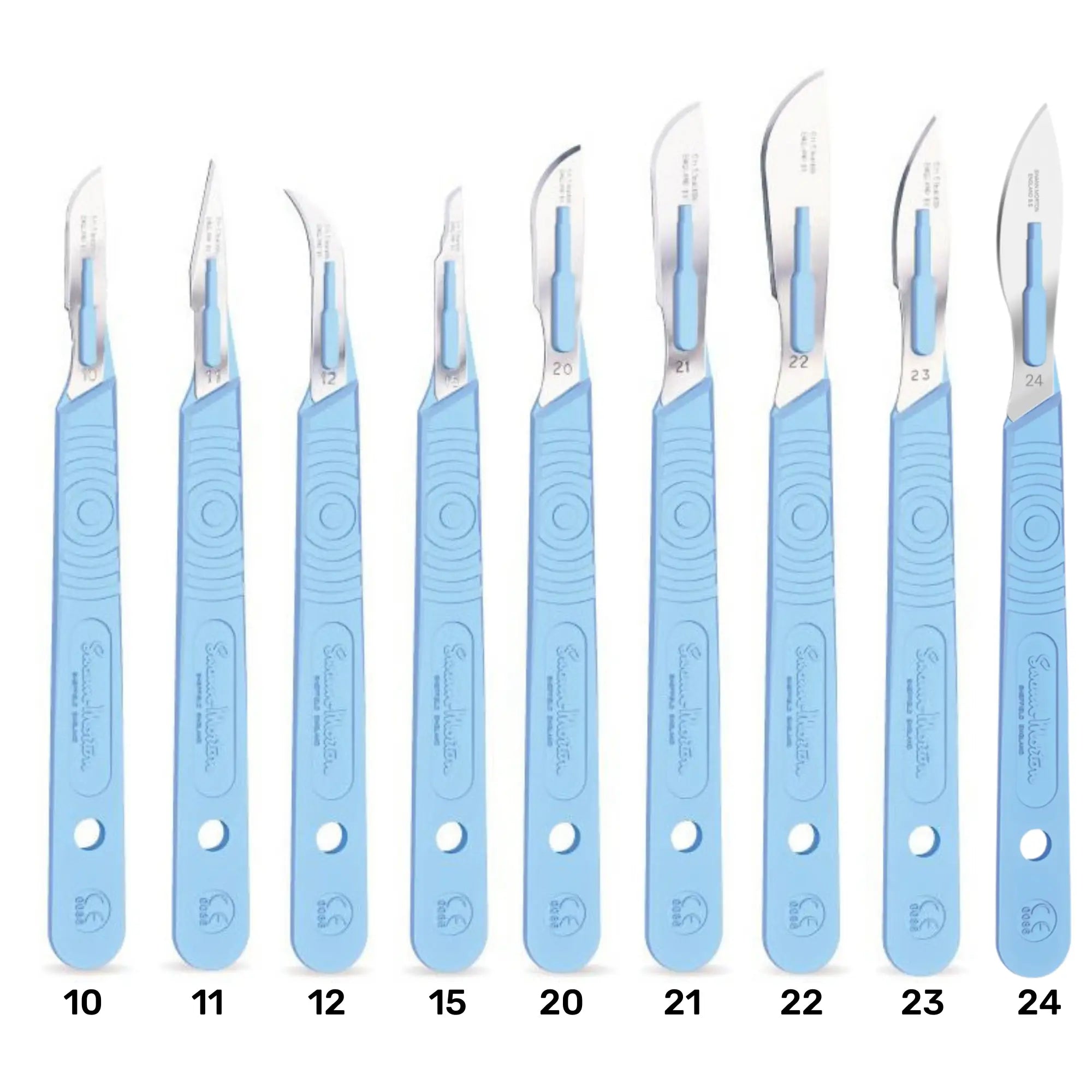 Sterile single-use scalpels - Swann-Morton - Box of 10