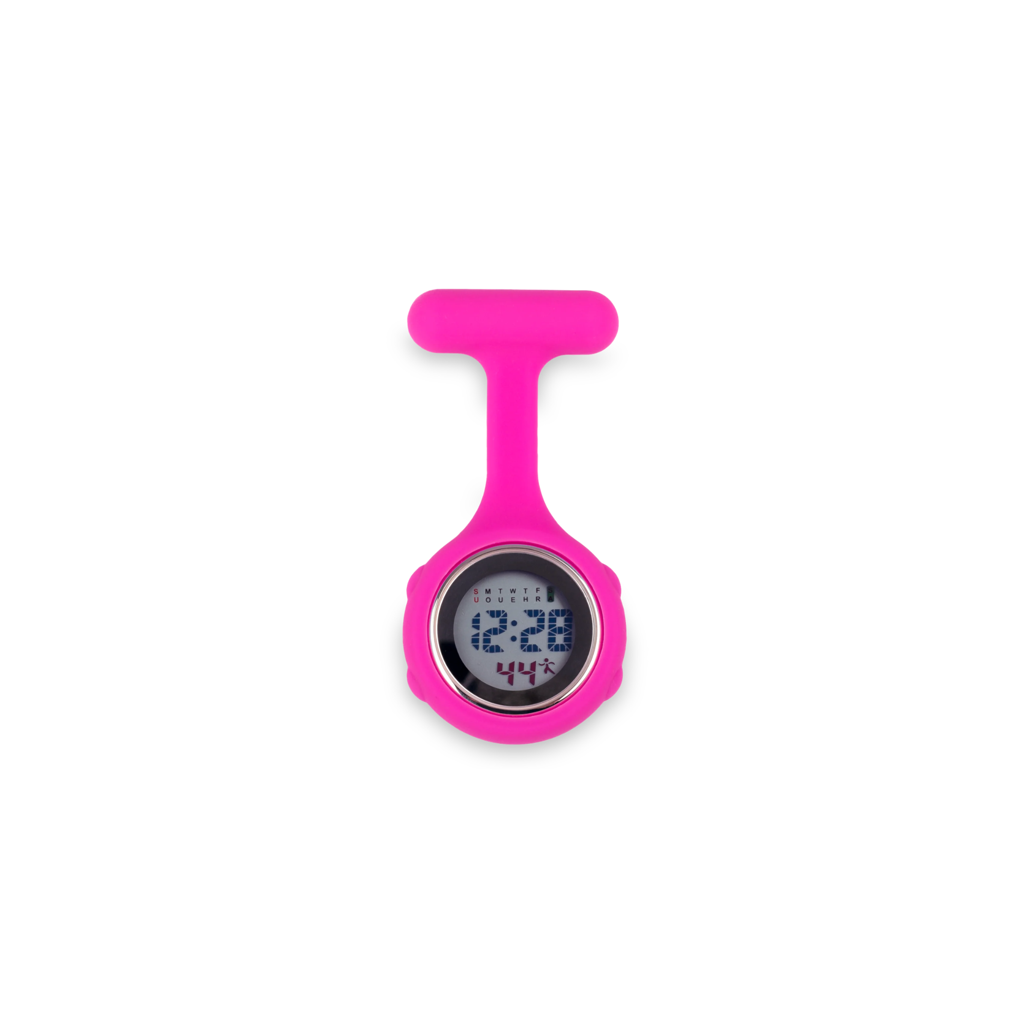 Montre digitale en silicone - attache épingle de sécurité - Plusieurs coloris - My Blouse