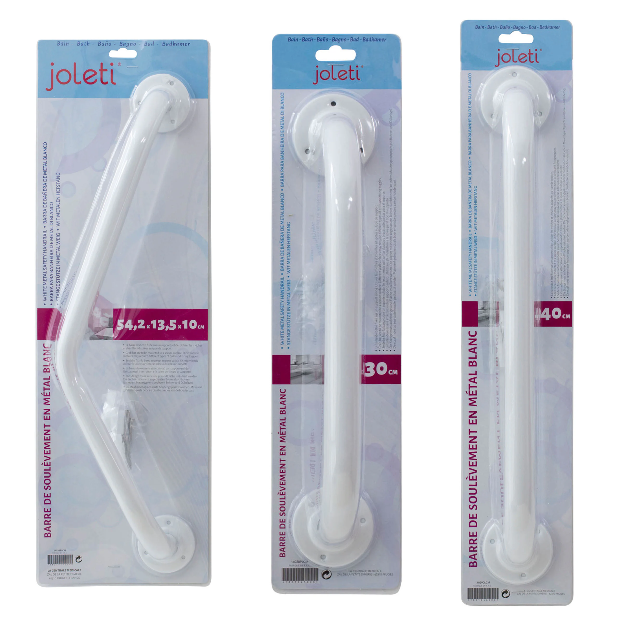 Steel / Epoxy Grab Bar - 3 models - JOLETI