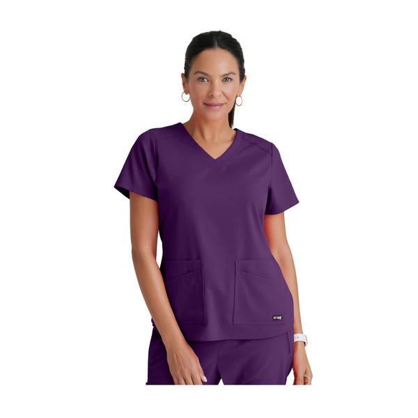 Aura - Tunique col V - Femme - Grey’s Anatomy Stretch