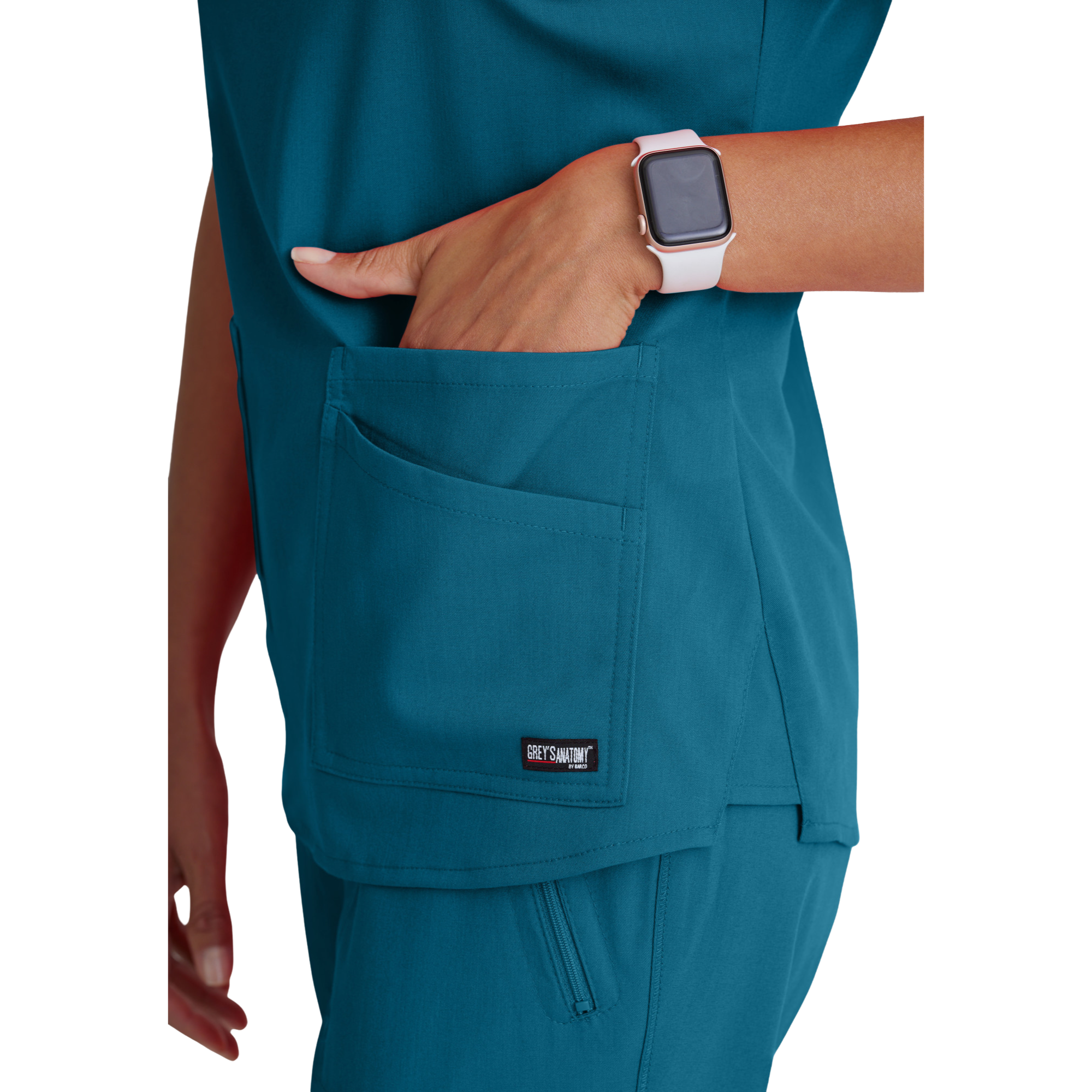 Aura - Tunique col V - Femme - Grey’s Anatomy Stretch GREYS ANATOMY STRETCH