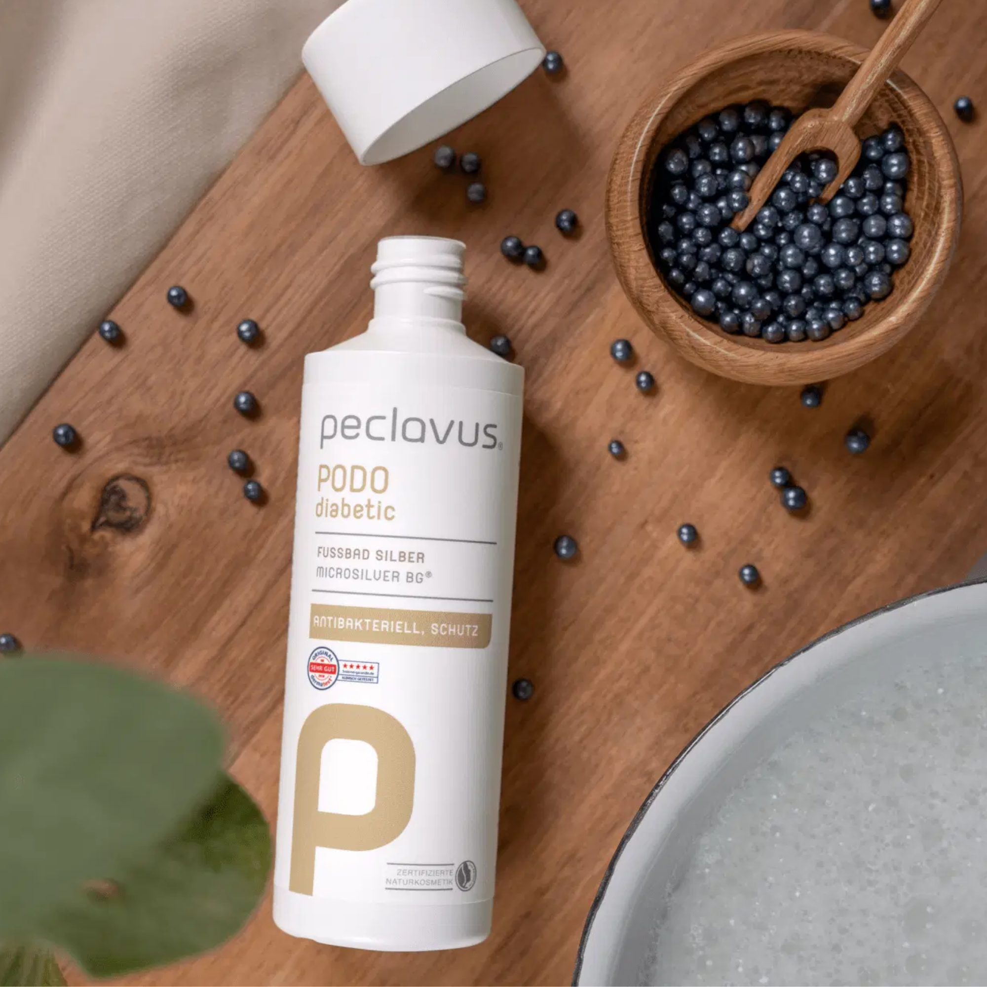 Bain de pieds Argent - Peclavus