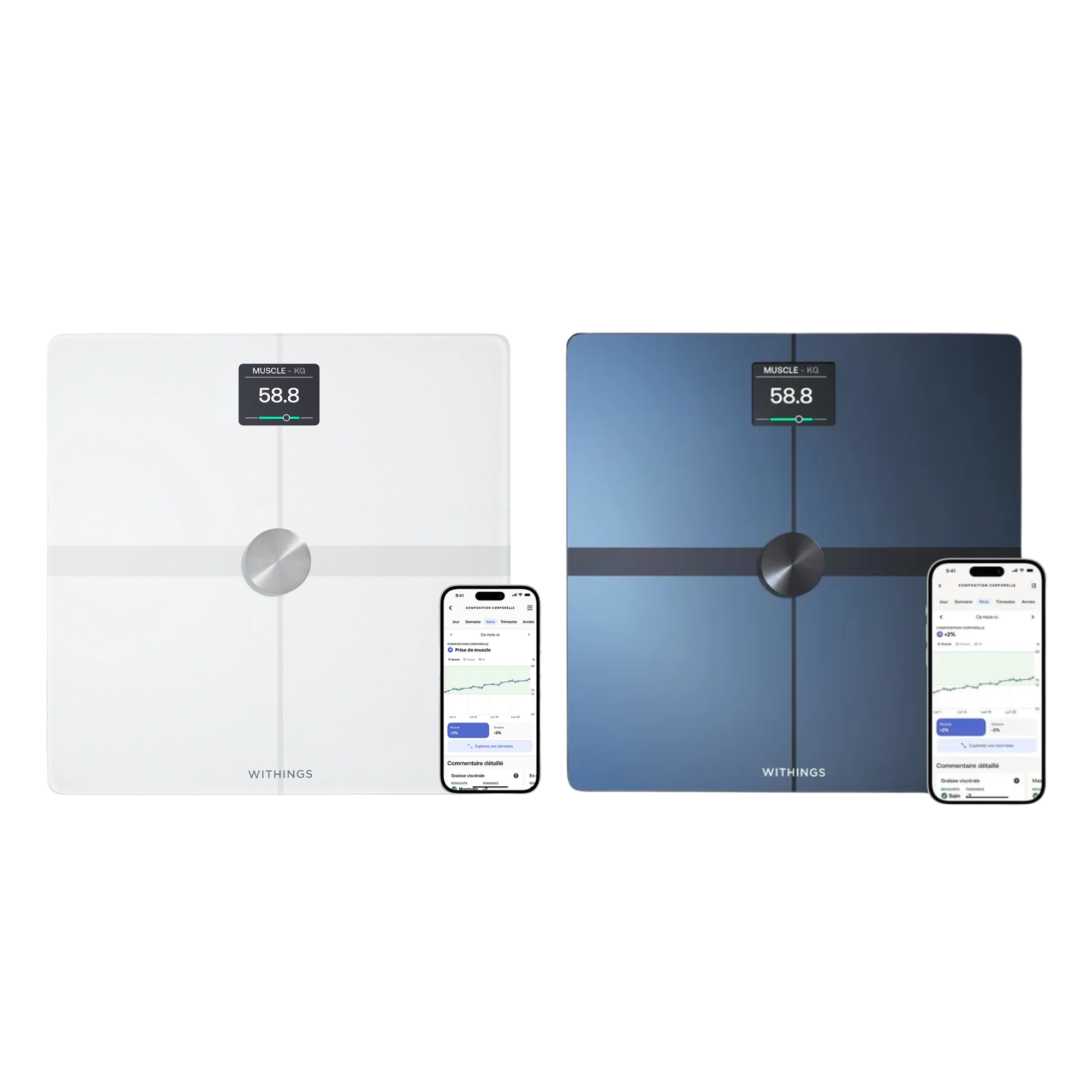 Balance Body Smart Connectée Intelligente - Bilan corporel puissant - Deux coloris - Withings - My Médical