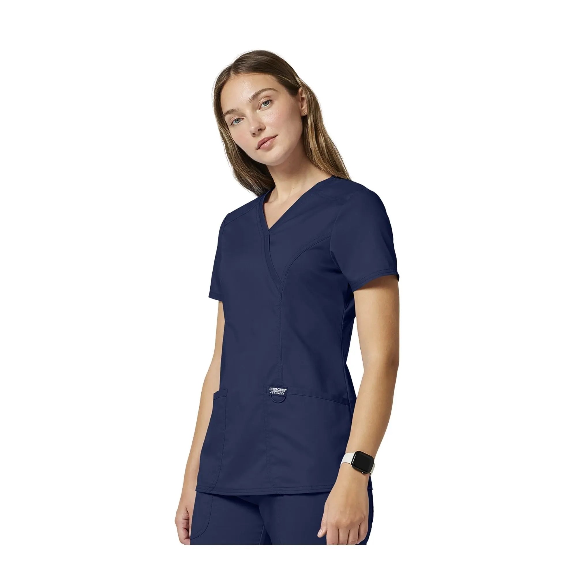 Béziers - Tunique cache-cœur col V - Femme - Cherokee Cherokee Authentic Workwear 