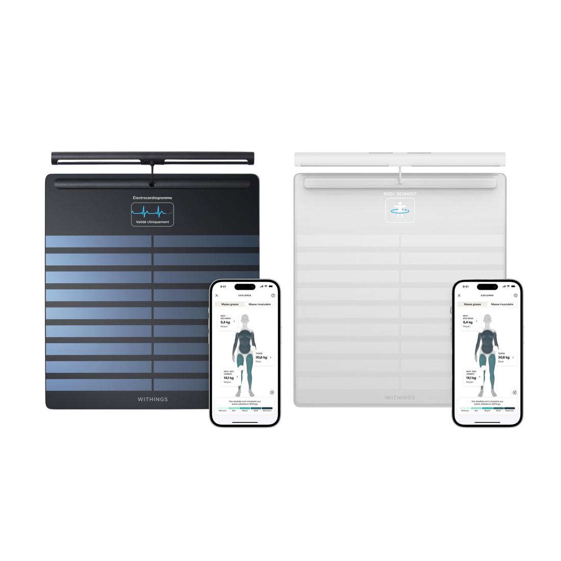 Balance Body Scan - Station de santé connectée - mesure ECG - Deux coloris - Withings - My Médical
