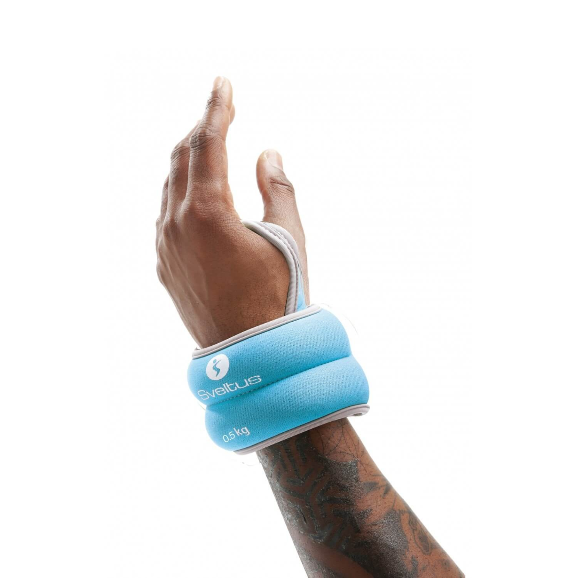 Bracelet lesté poignet X2 - 0,500/2kg - Sveltus