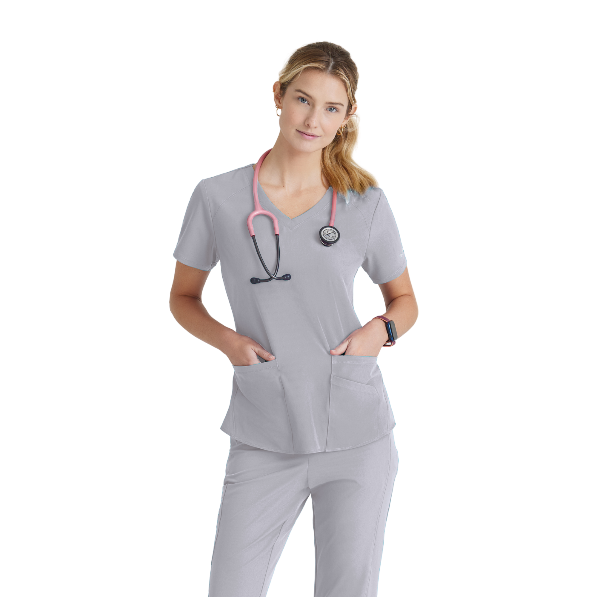 Breeze Top - Haut médical col V - Femme - Skechers SKECHERS