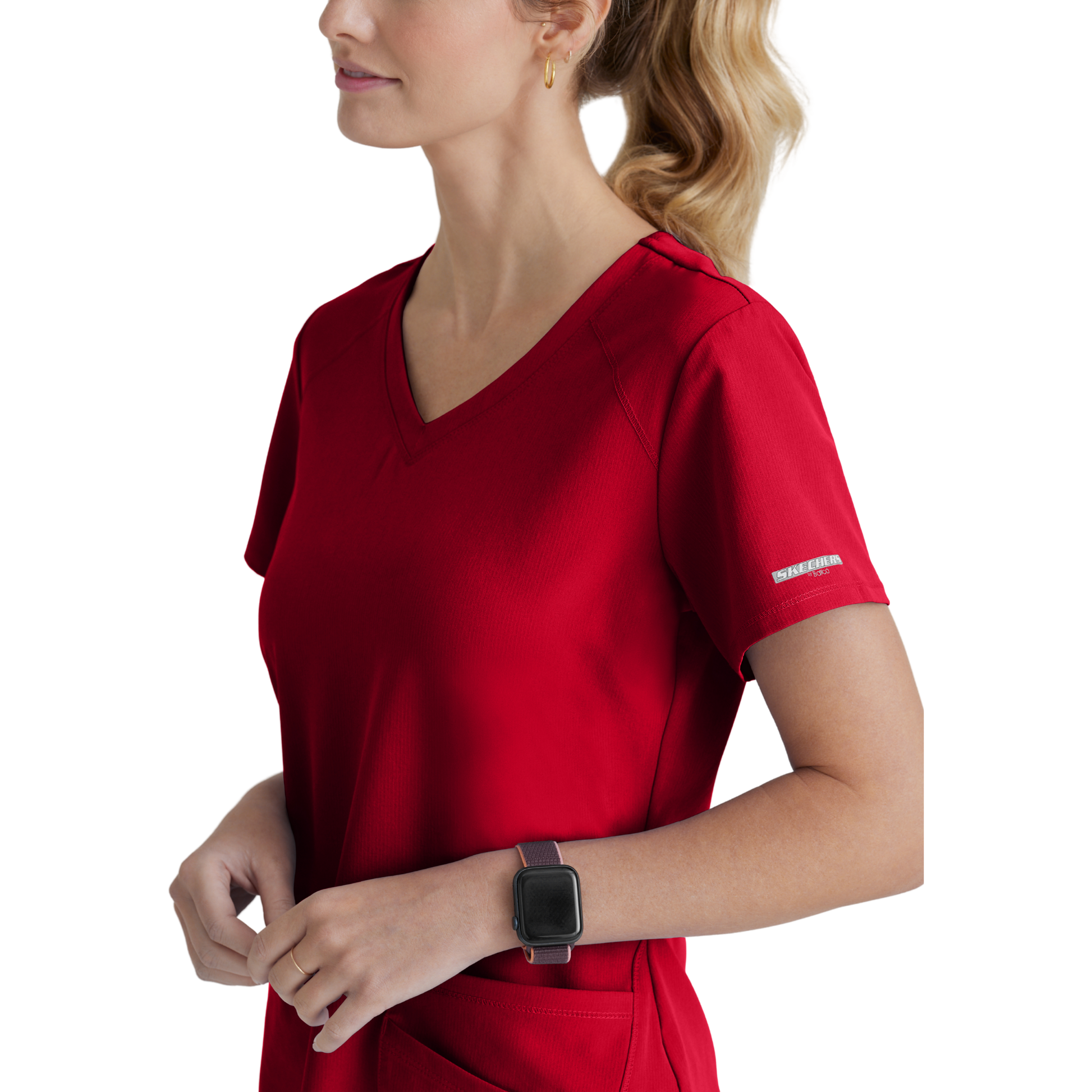 Breeze Top - Haut médical col V - Femme - Skechers SKECHERS