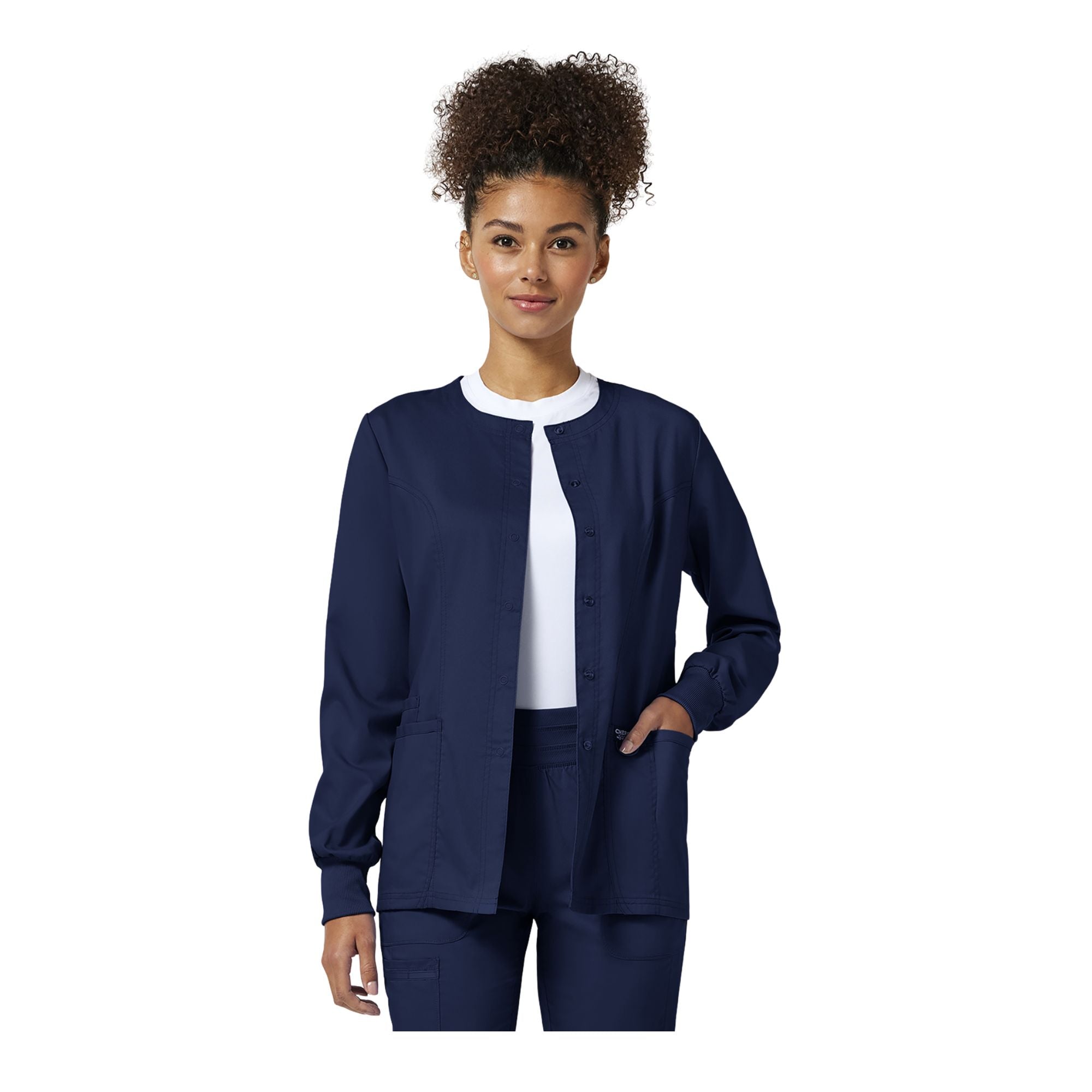 Compiègne - Veste médicale à boutons-pression - Femme - Cherokee