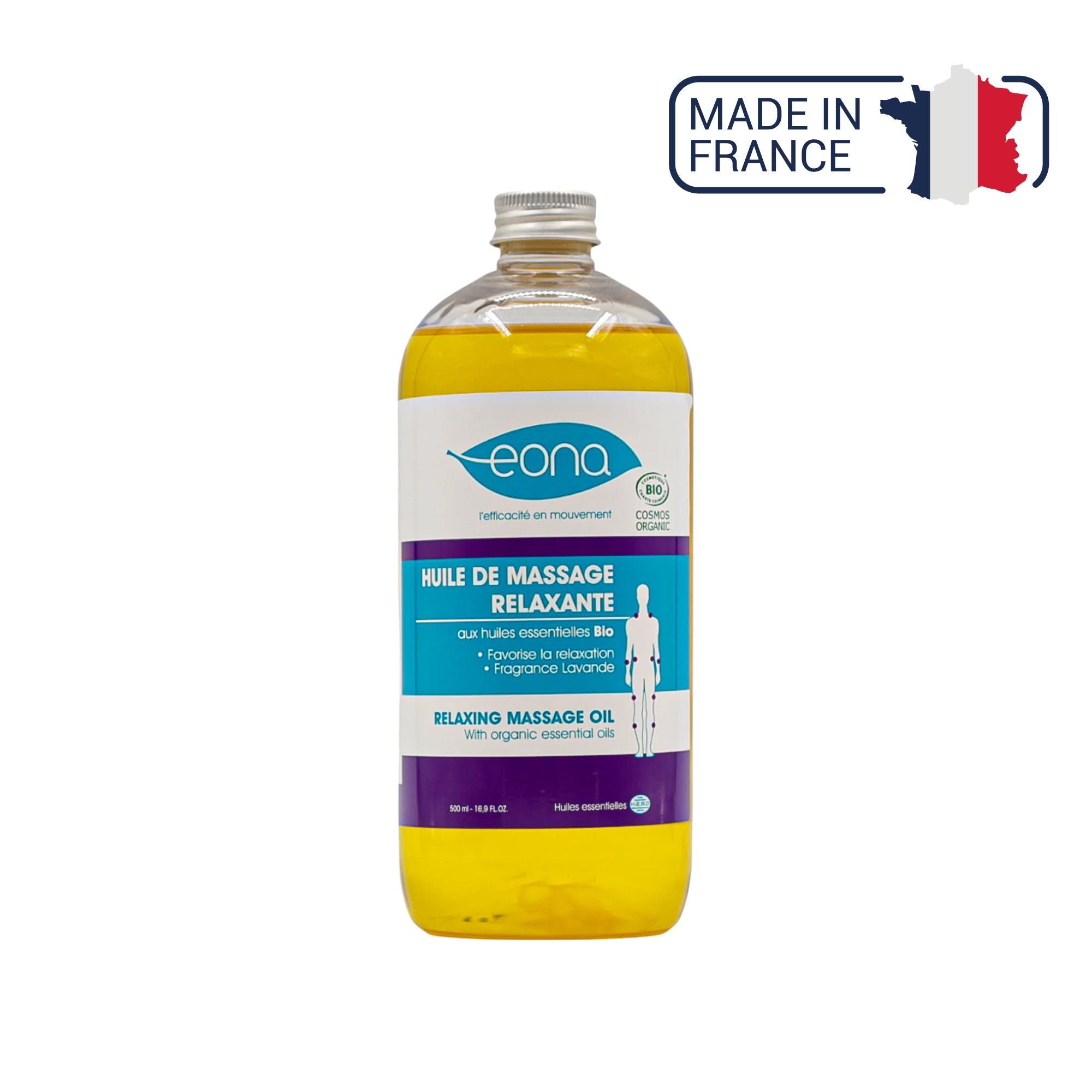 Huile de massage - Relaxante - Bio - 2 contenances - Eona
