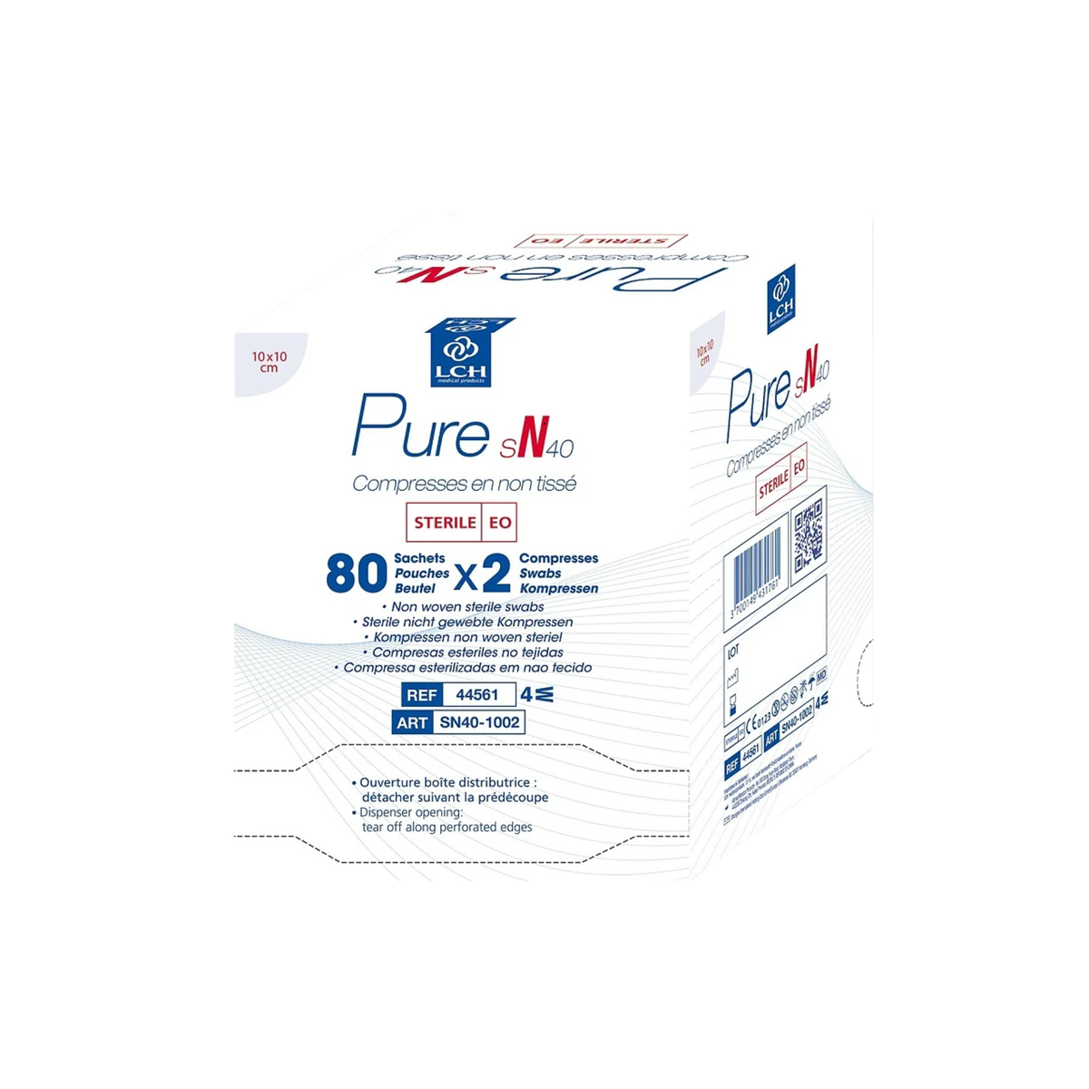 Sterile non-woven compress - Pack of 2 compresses - LCH