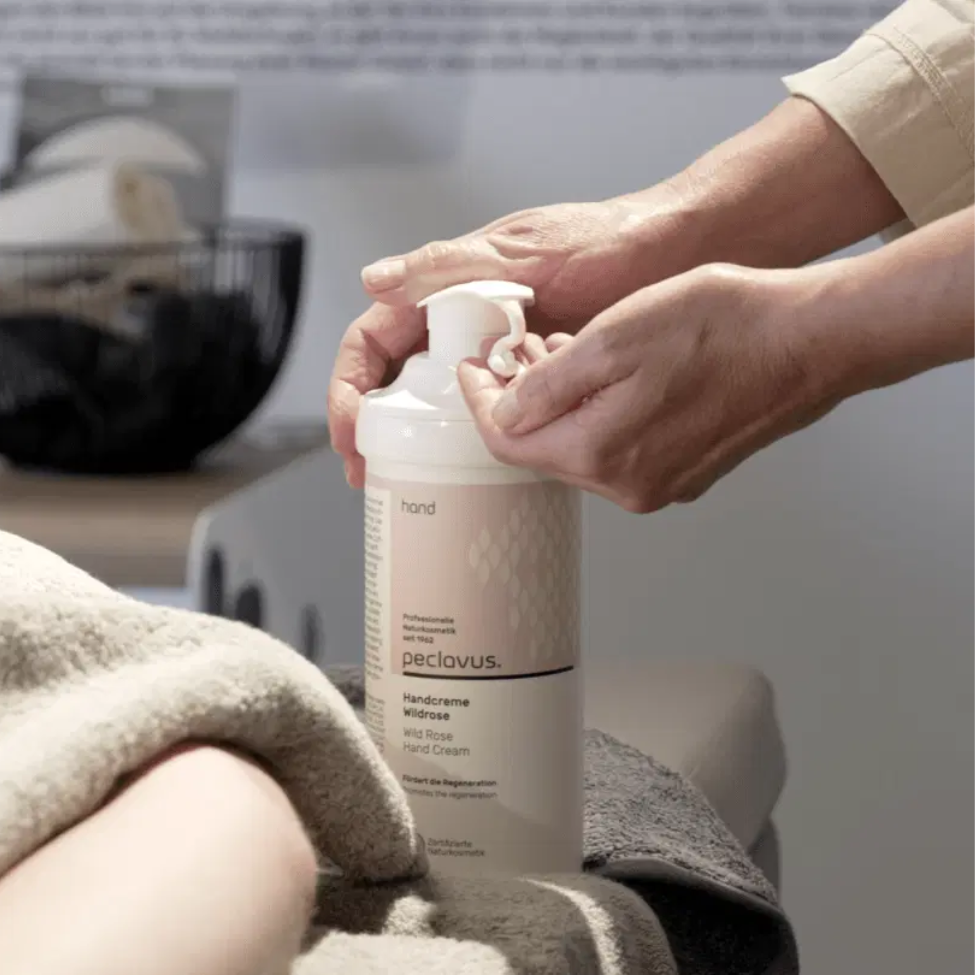 Crème hydratante pour les mains - Rose Sauvage - Peclavus