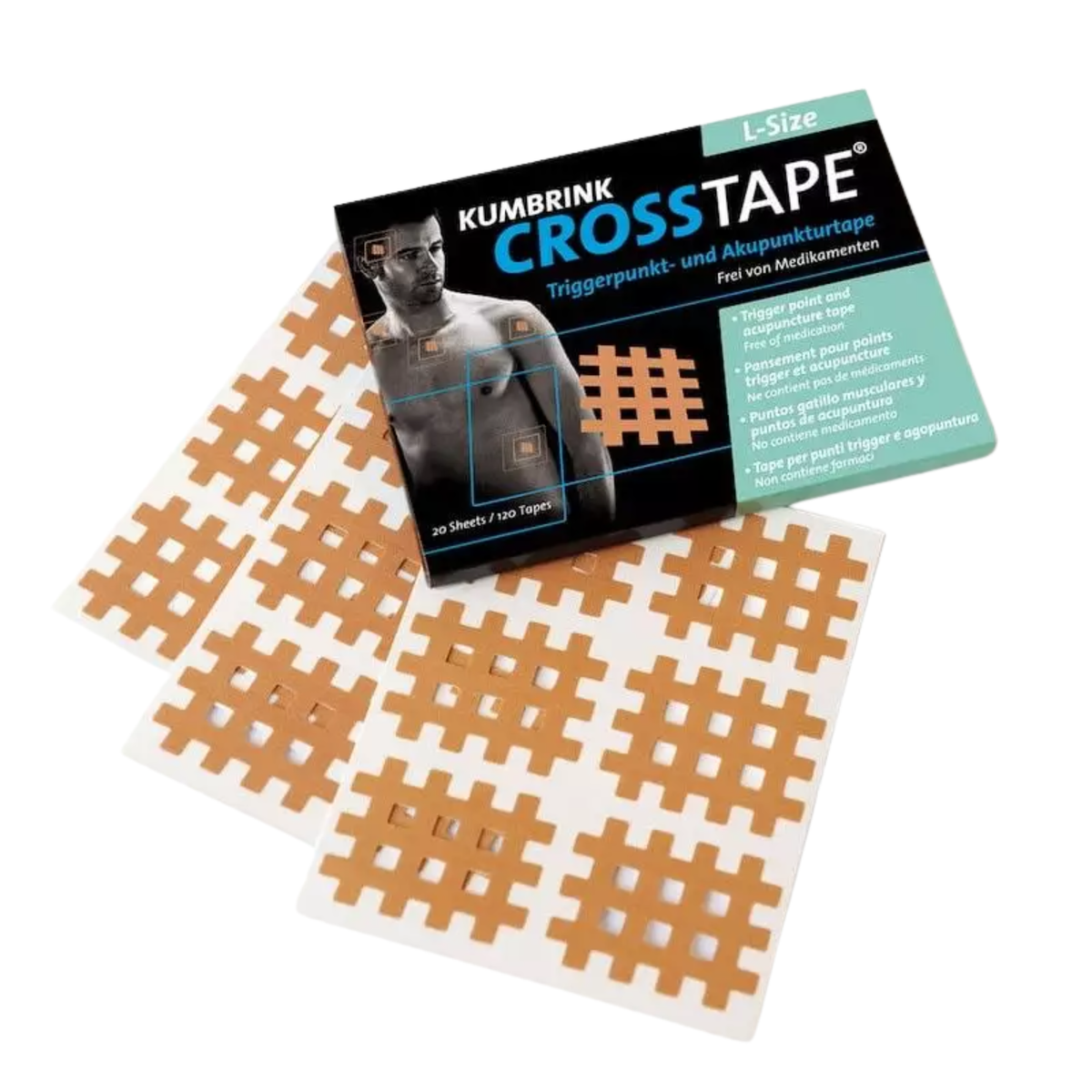 Crosstape pansements pour points Trigger et Acupuncture - Plusieurs tailles