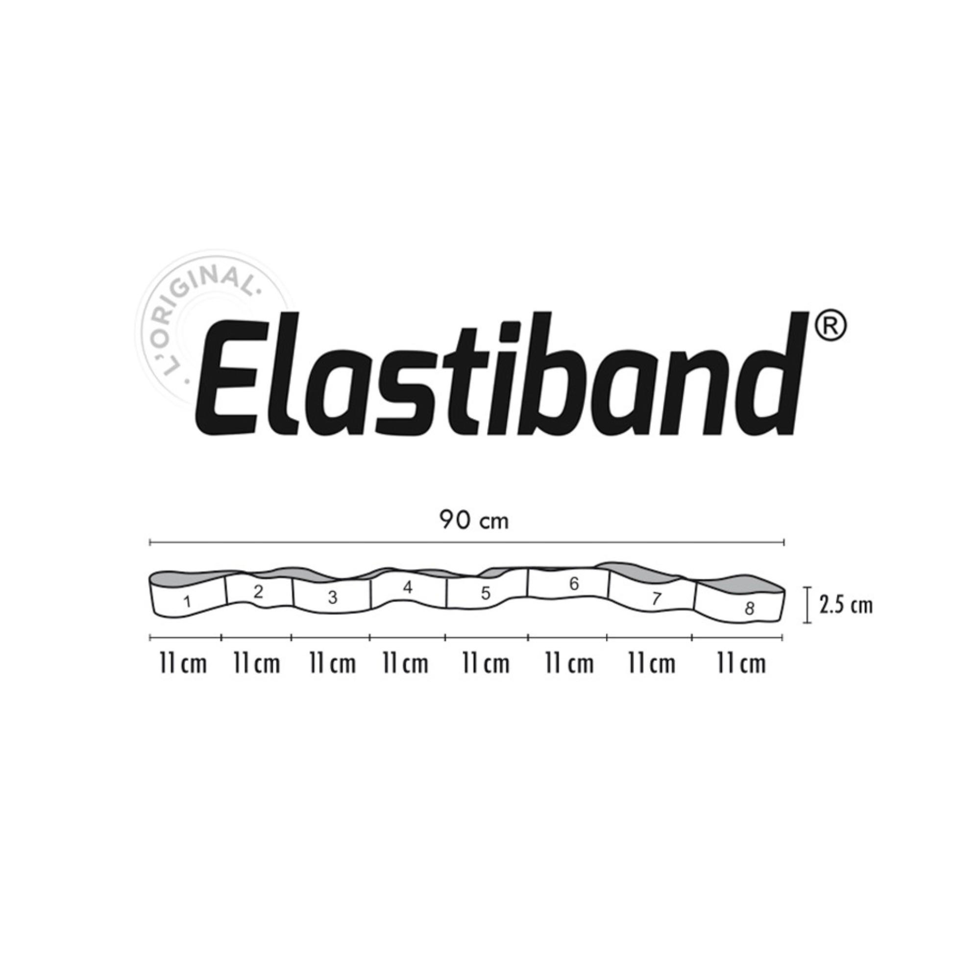 Elastiband® Orange bulk 90 cm - 7 kg - Sveltus