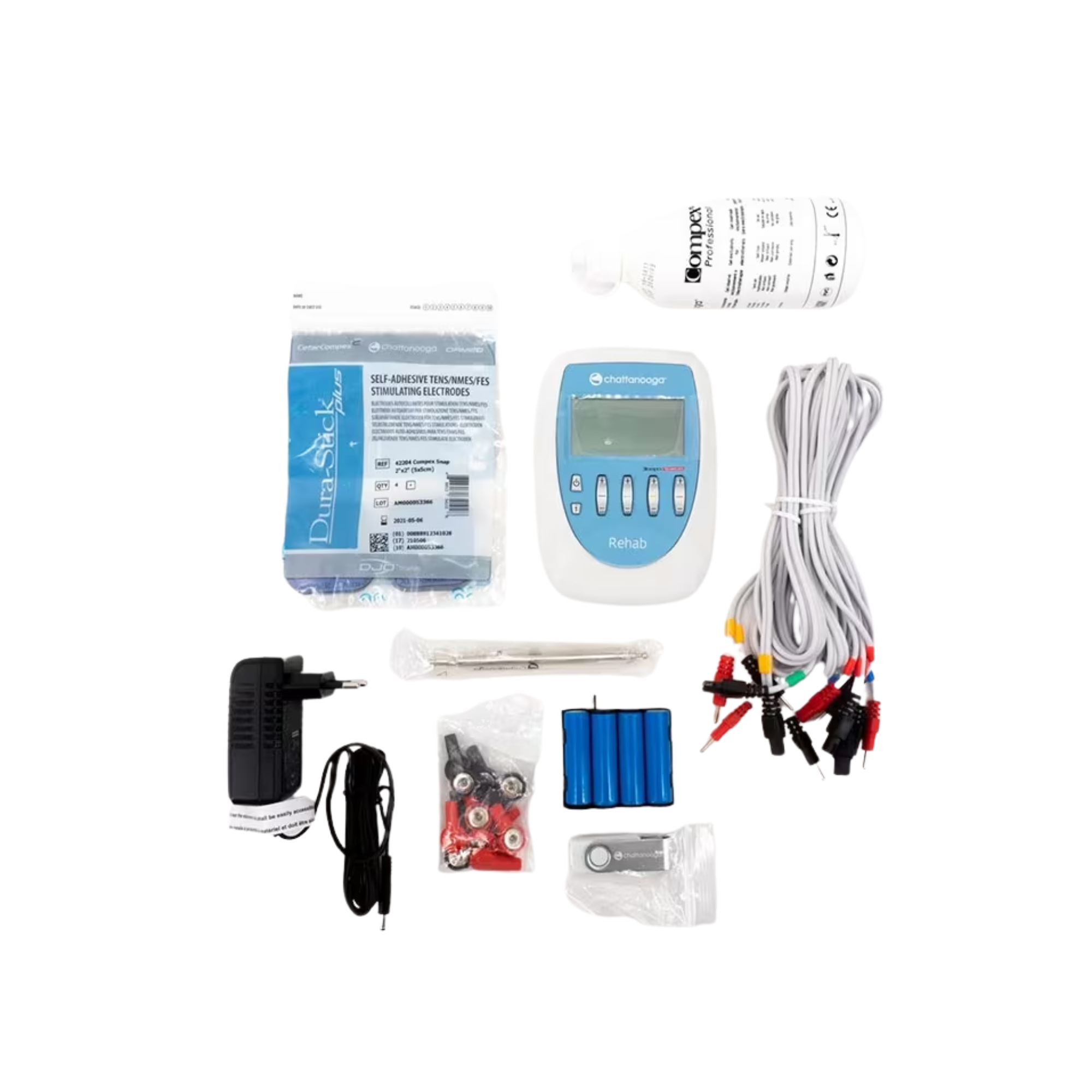 Compex® Chattanooga® Pro Rehab Electrostimulator - Tens/Ems/Nmes - 4 channels - 22 programs