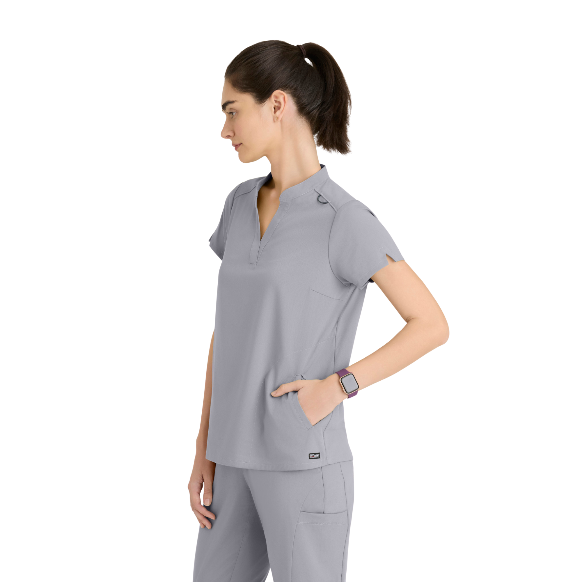 Flora - Tunique col à bande - Femme - Grey’s Anatomy Stretch GREYS ANATOMY STRETCH