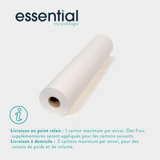 9 rolls White examination sheets - 135 sizes - 2 smooth folds