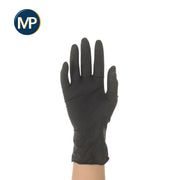 Gants d'examen - Latex Noir - Sans poudre - Boite de 100 - My Podologie