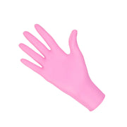 Examination Gloves - Pink Nitrile - Powder Free - Box of 100 - My Podologie