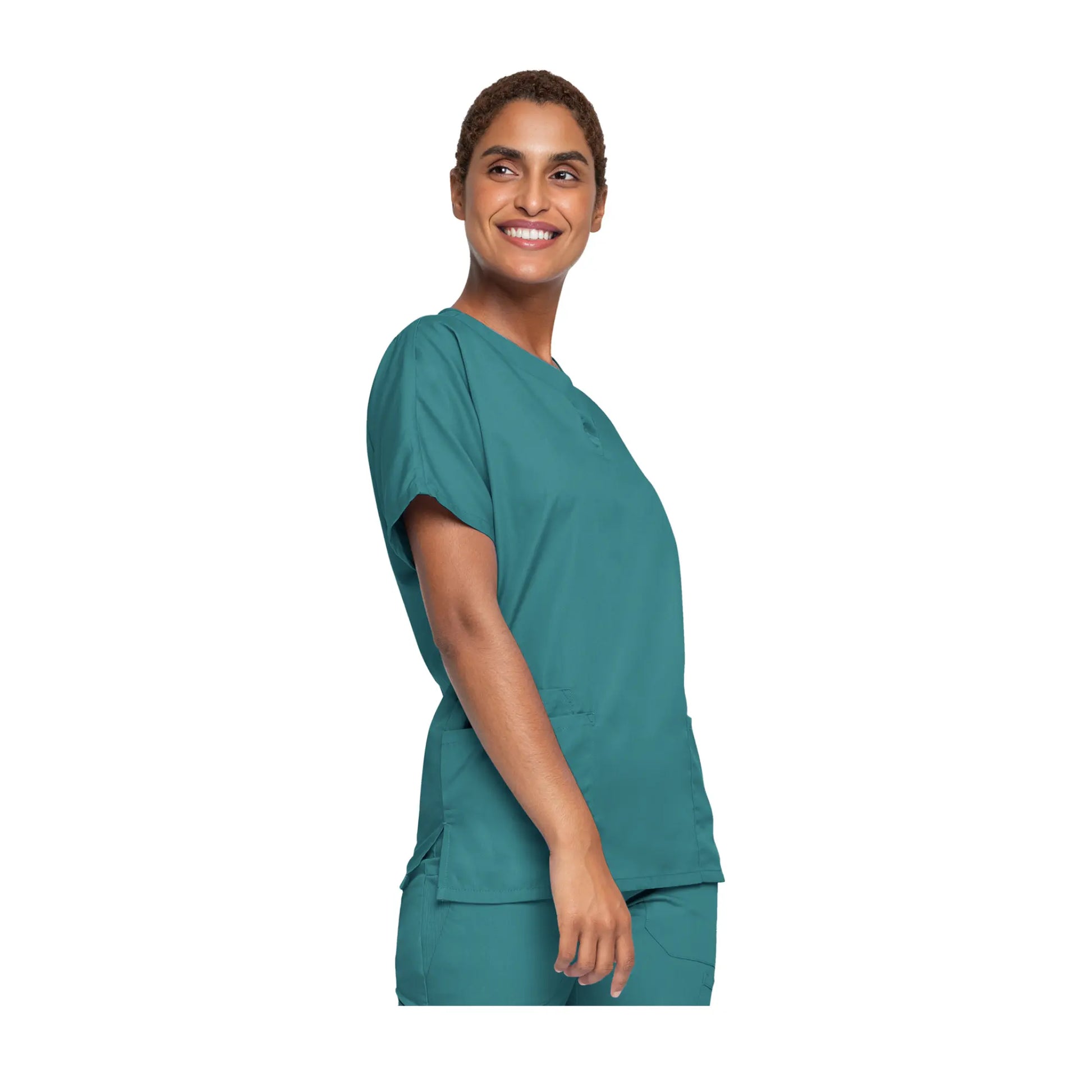 Guéthary - Tunique médicale - Col V - Manches courtes - Femme - Cherokee - My Médical