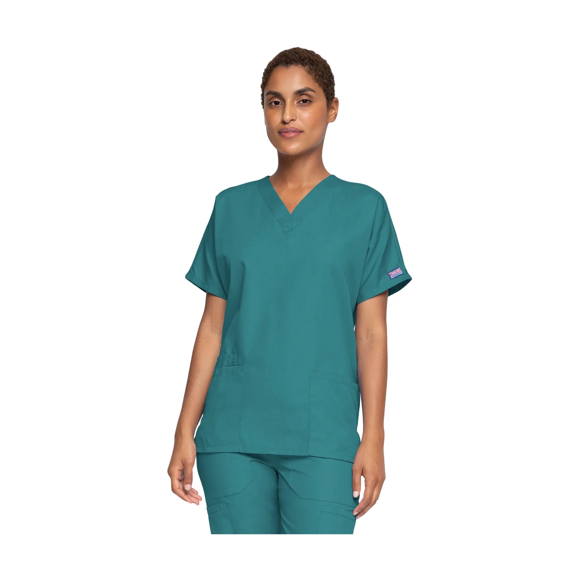 Guéthary - Tunique médicale - Col V - Manches courtes - Femme - Cherokee - My Médical