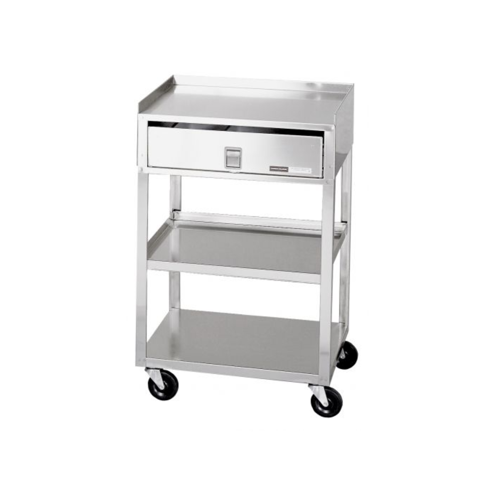 Guéridon Stainless MB-TD - 3 plateaux + 1 tiroir - Chattanooga®