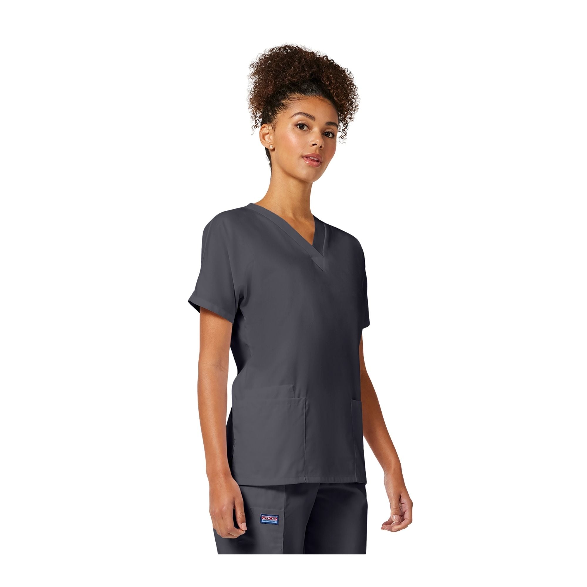 Guéthary - Medical tunic - V-neck - Short sleeves - Women - Cherokee - Color 2