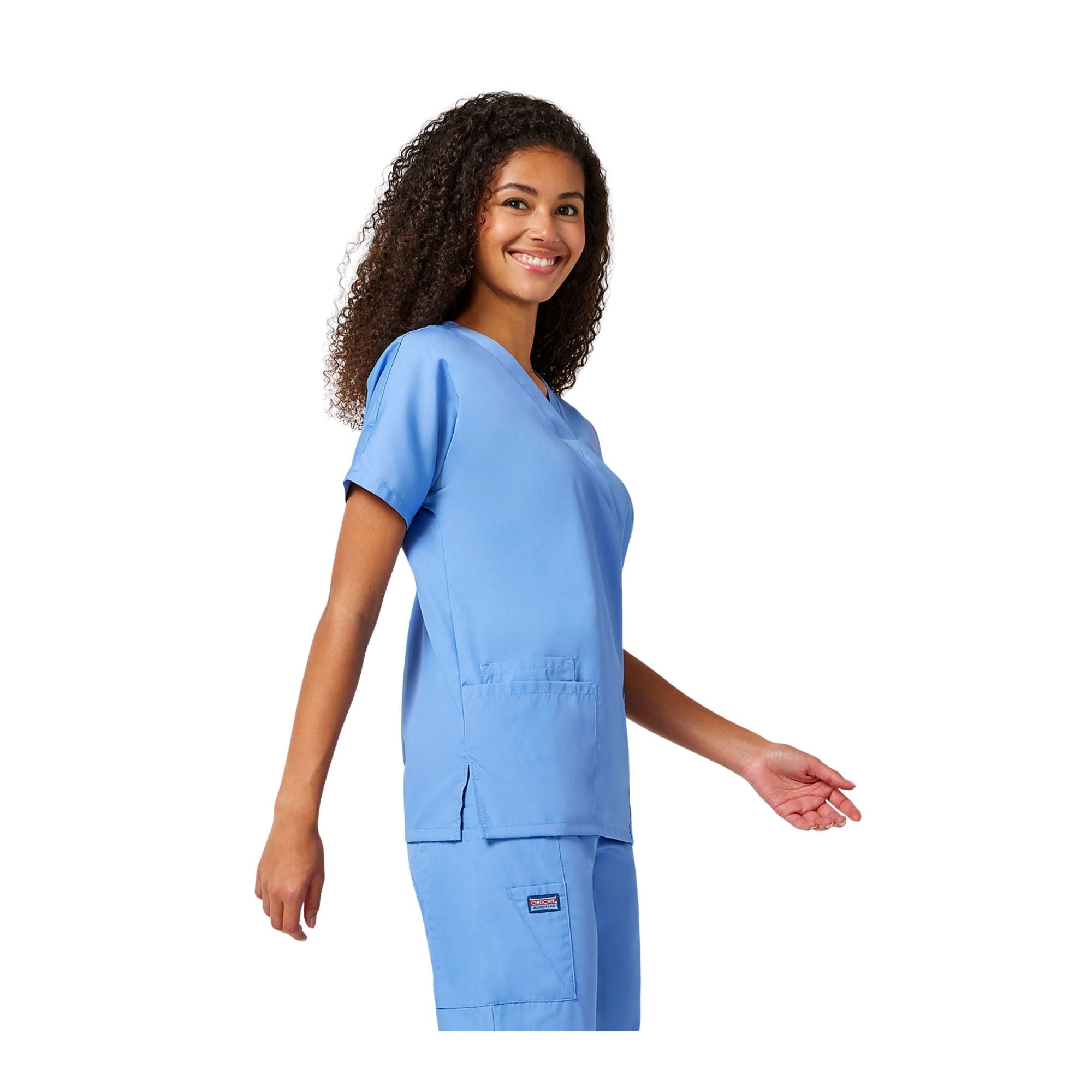Guéthary - Medical tunic - V-neck - Short sleeves - Women - Cherokee - Color 2