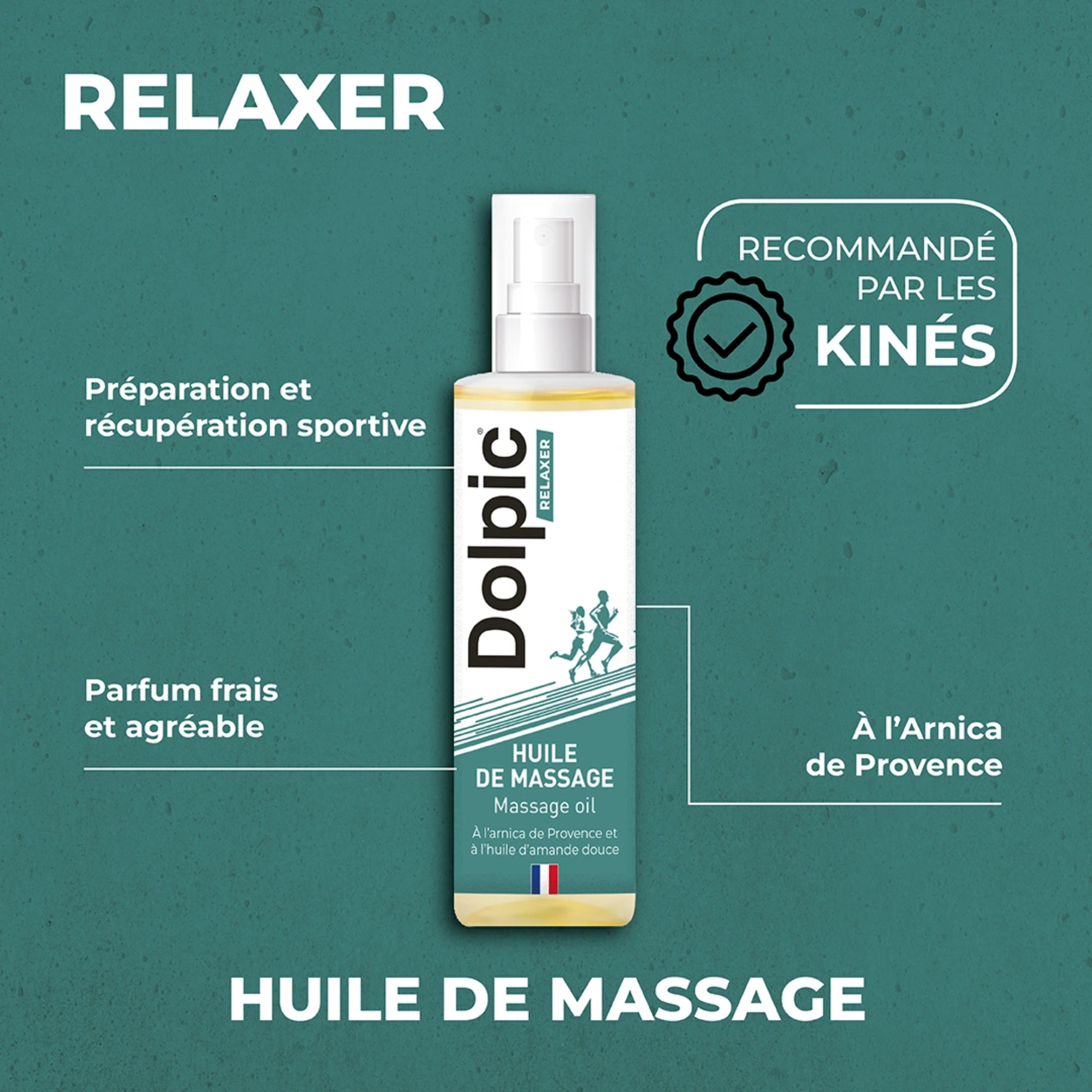 Huile de massage - 100 ml - Dolpic