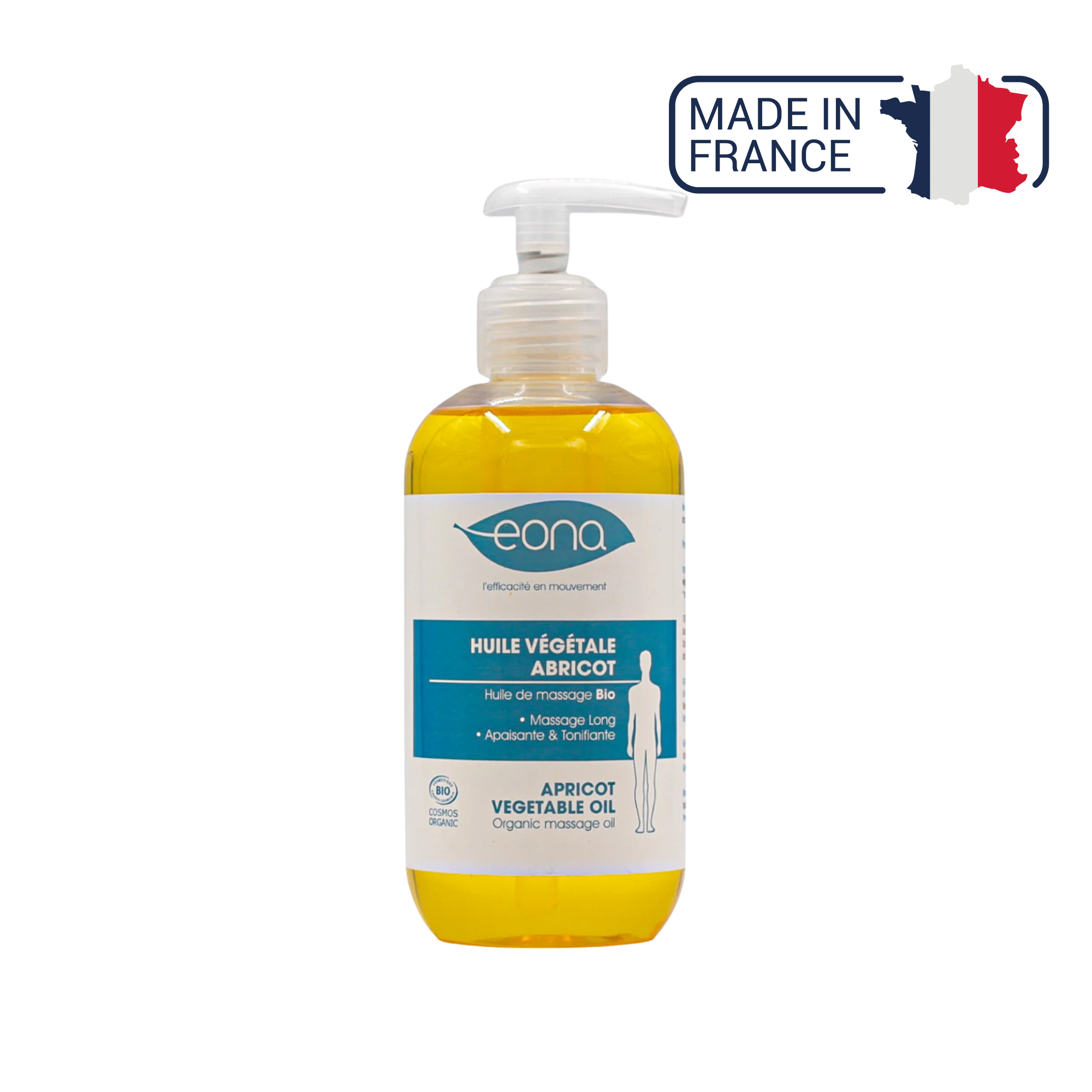Massage oil - Apricot - 250 ml - Organic - Eona