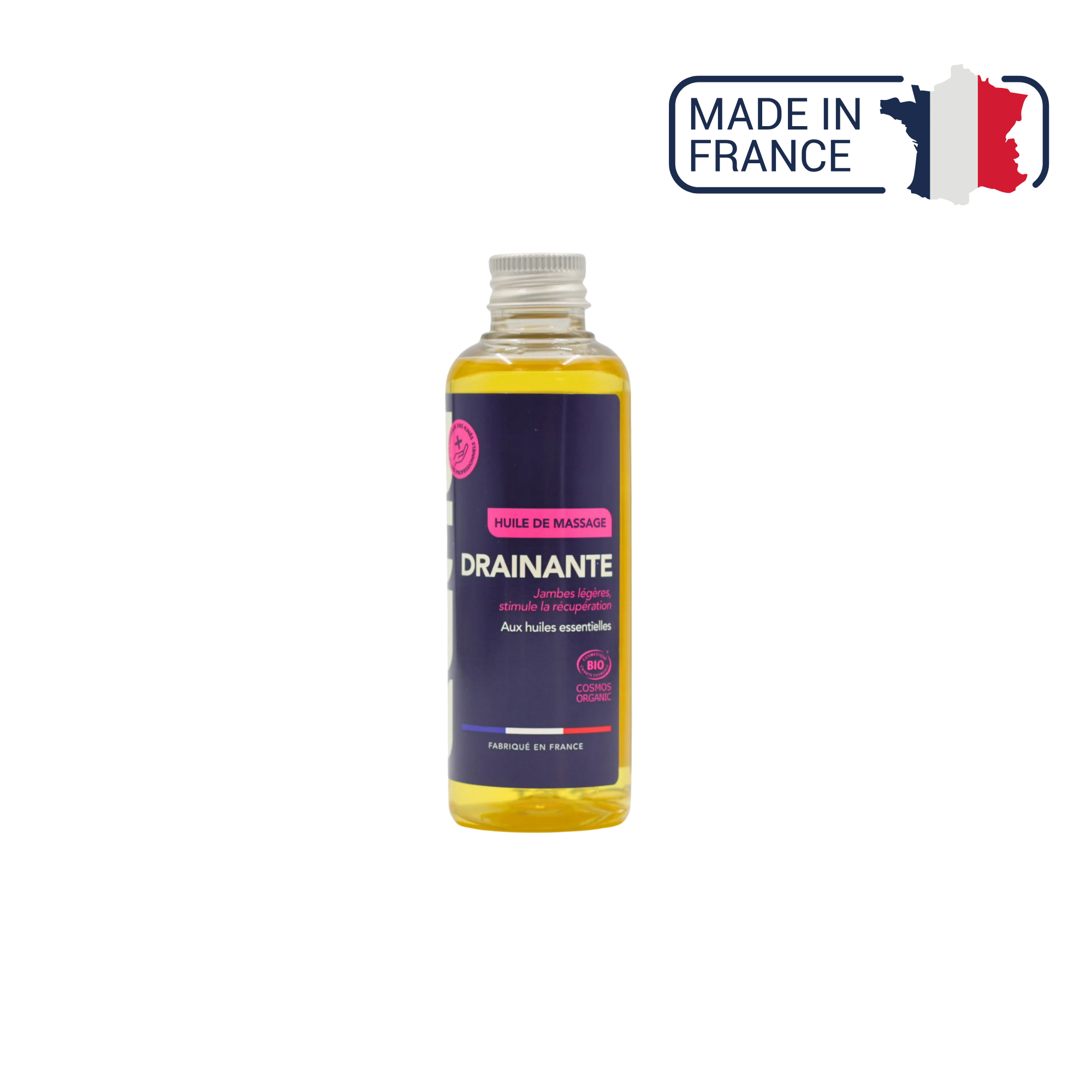 Massage oil - Draining - Organic - Eona