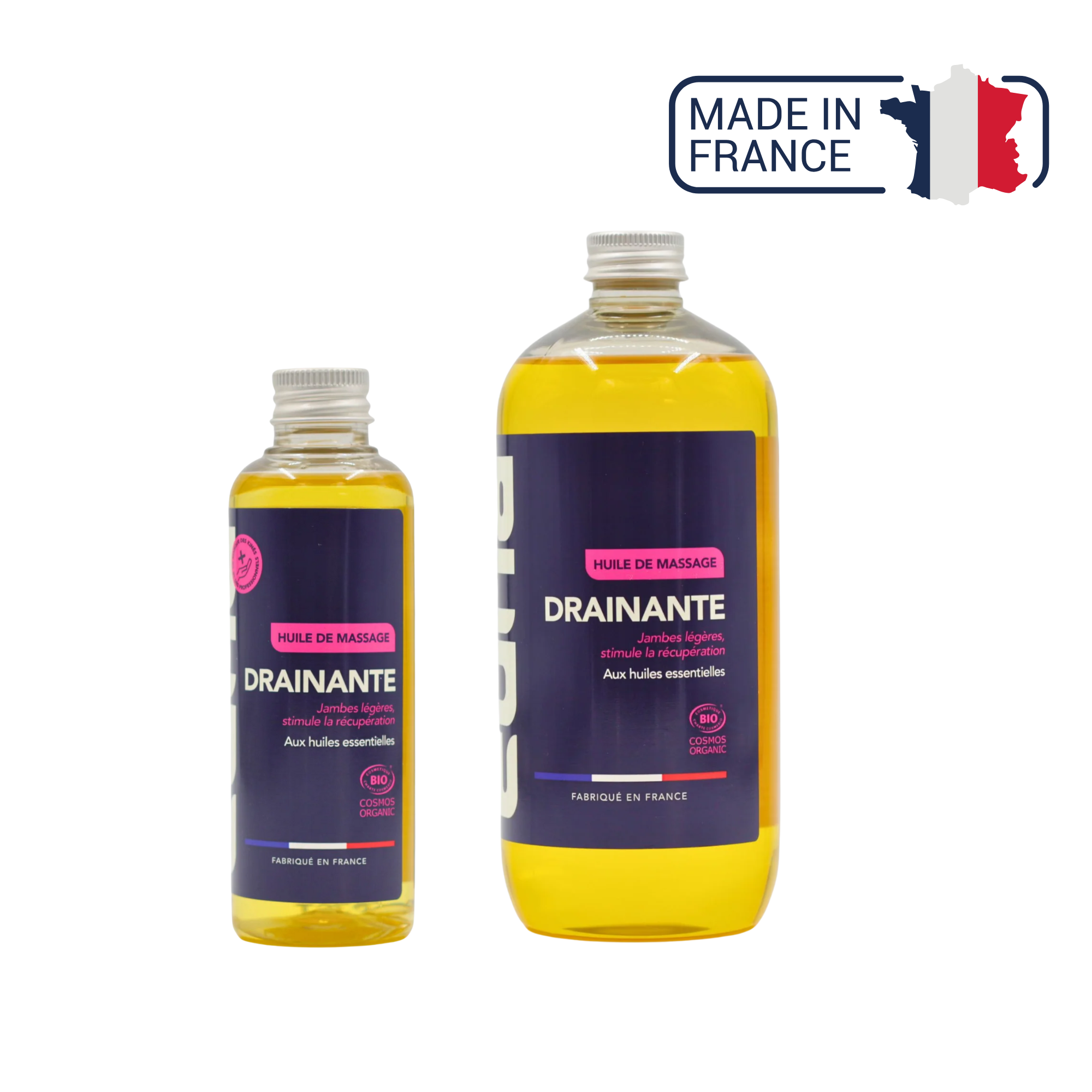 Massage oil - Draining - Organic - Eona