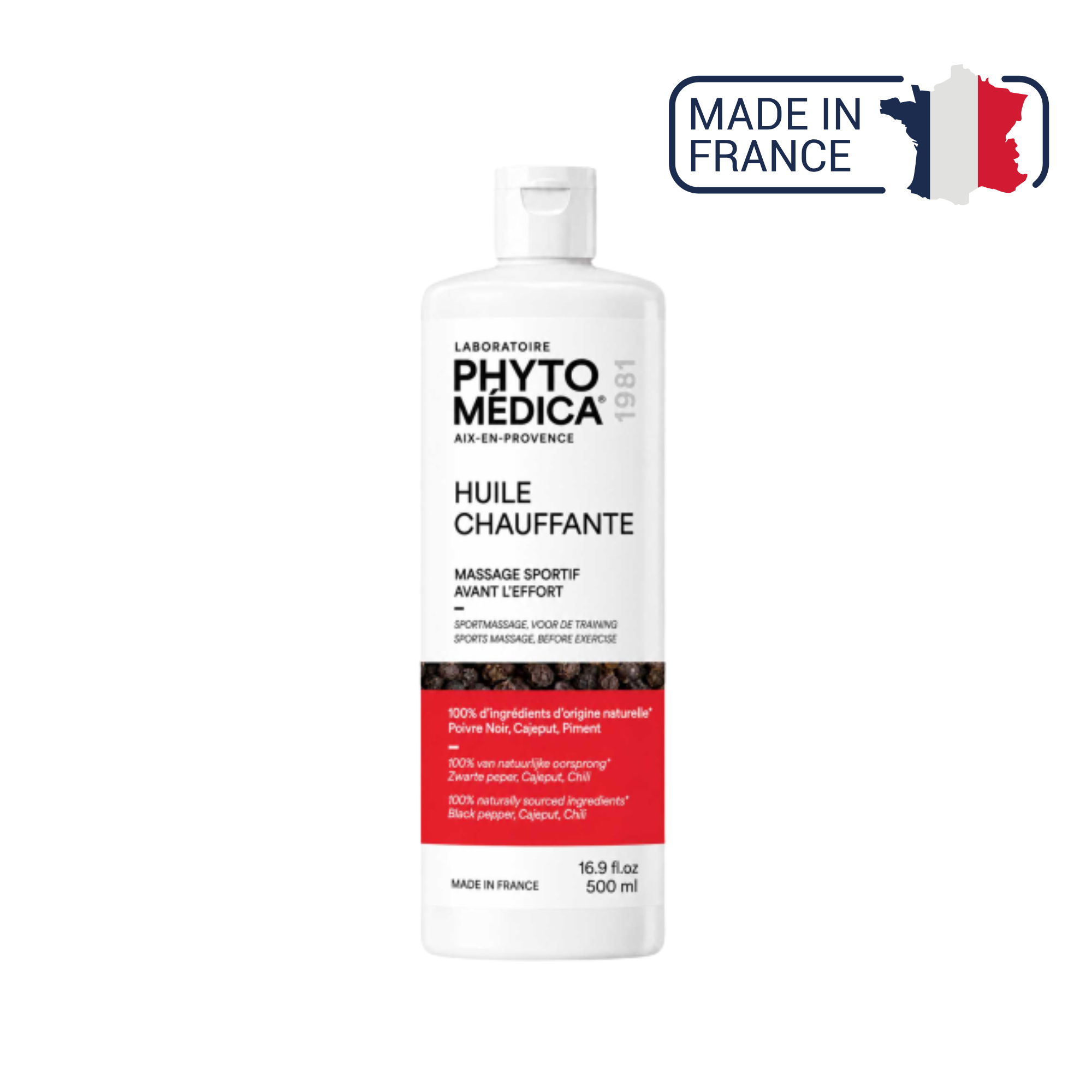 Huile sèche chauffante - deux contenances - Phytomedica