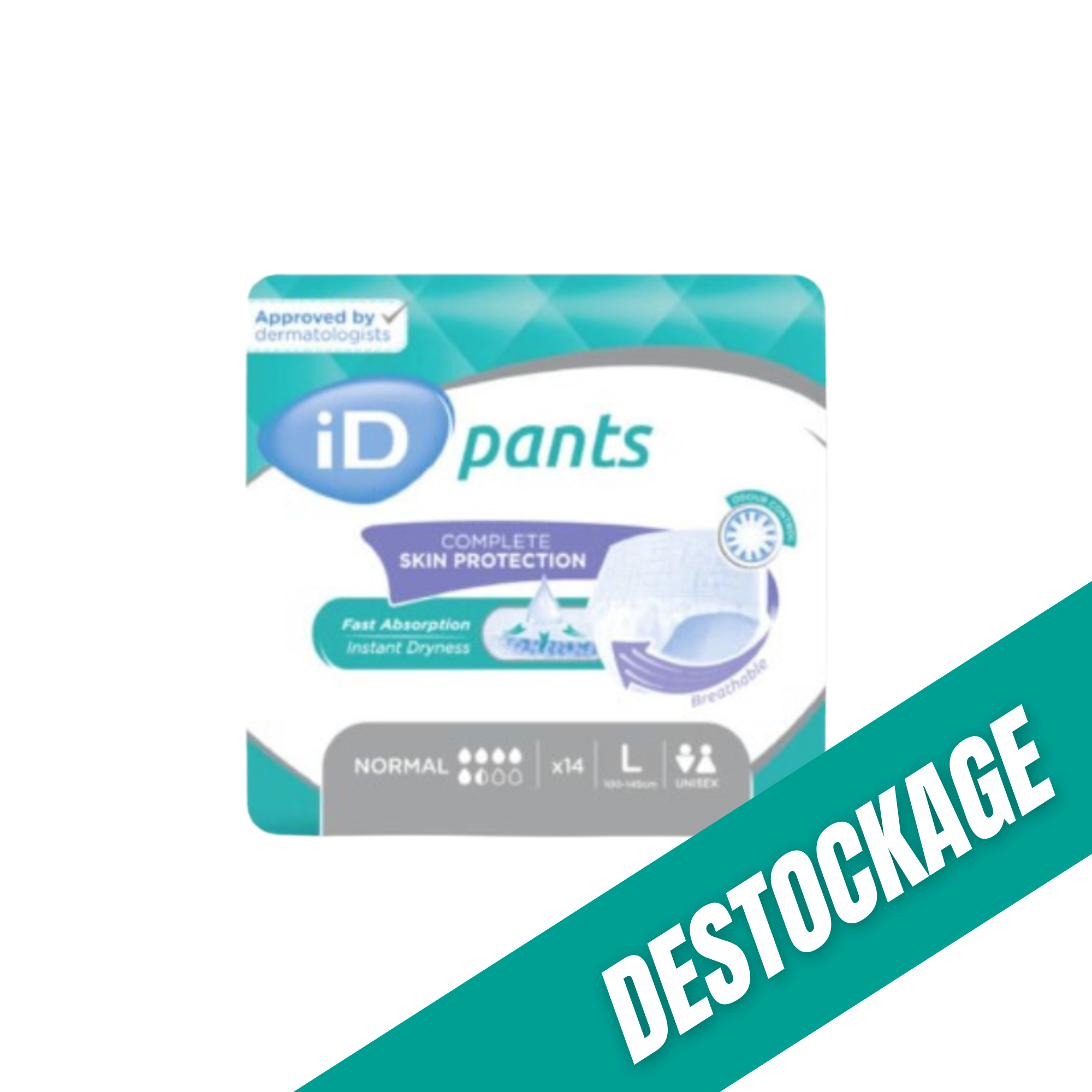 ID Pants - Slip Absorbants - Tailles & Absorptions Variées // Destockage
