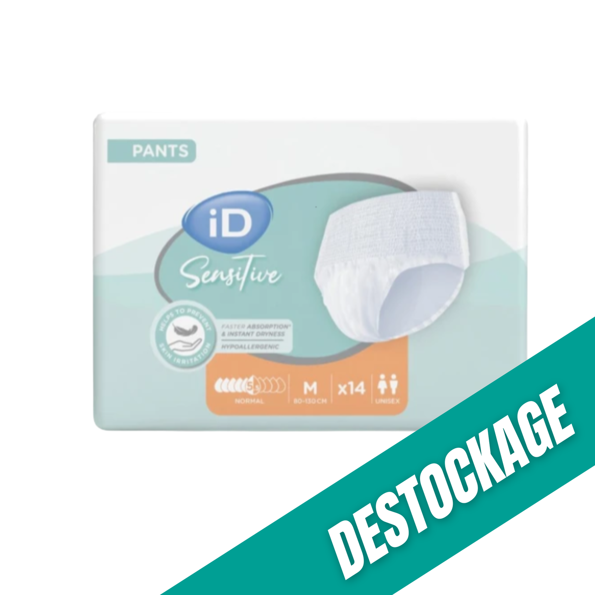 ID Sensitive Pants Normal - 5.5 gouttes - Taille M - ID Direct / Destockage