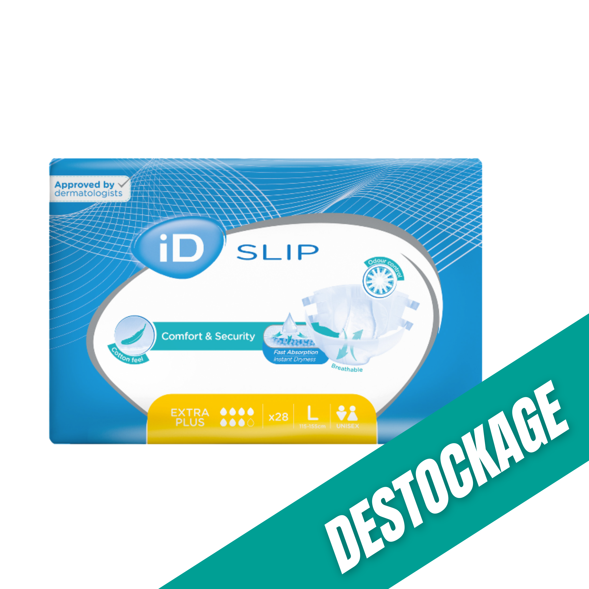ID Slip - Couches adultes - Tailles & Absorptions Variées // Destockage