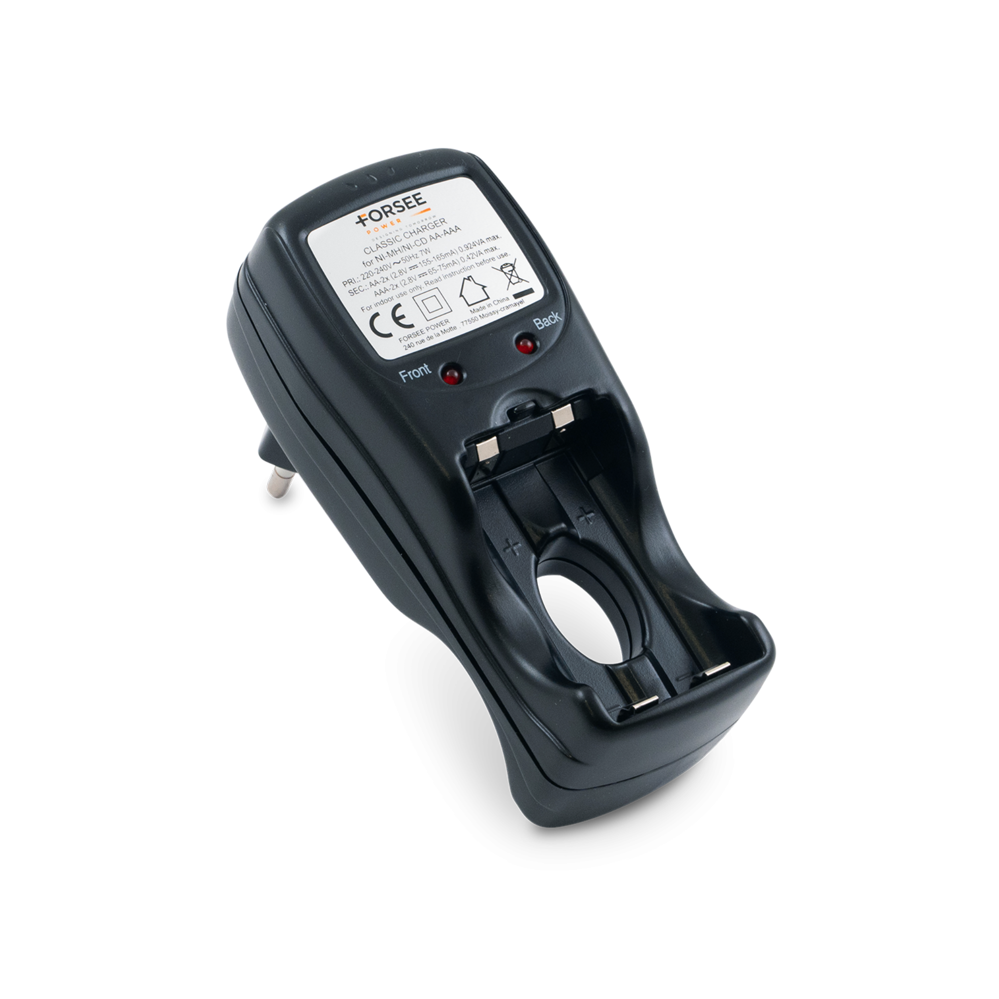 Kit chargeur + 4 piles rechargeables 1,5V - électrostimulateurs Chattanooga®