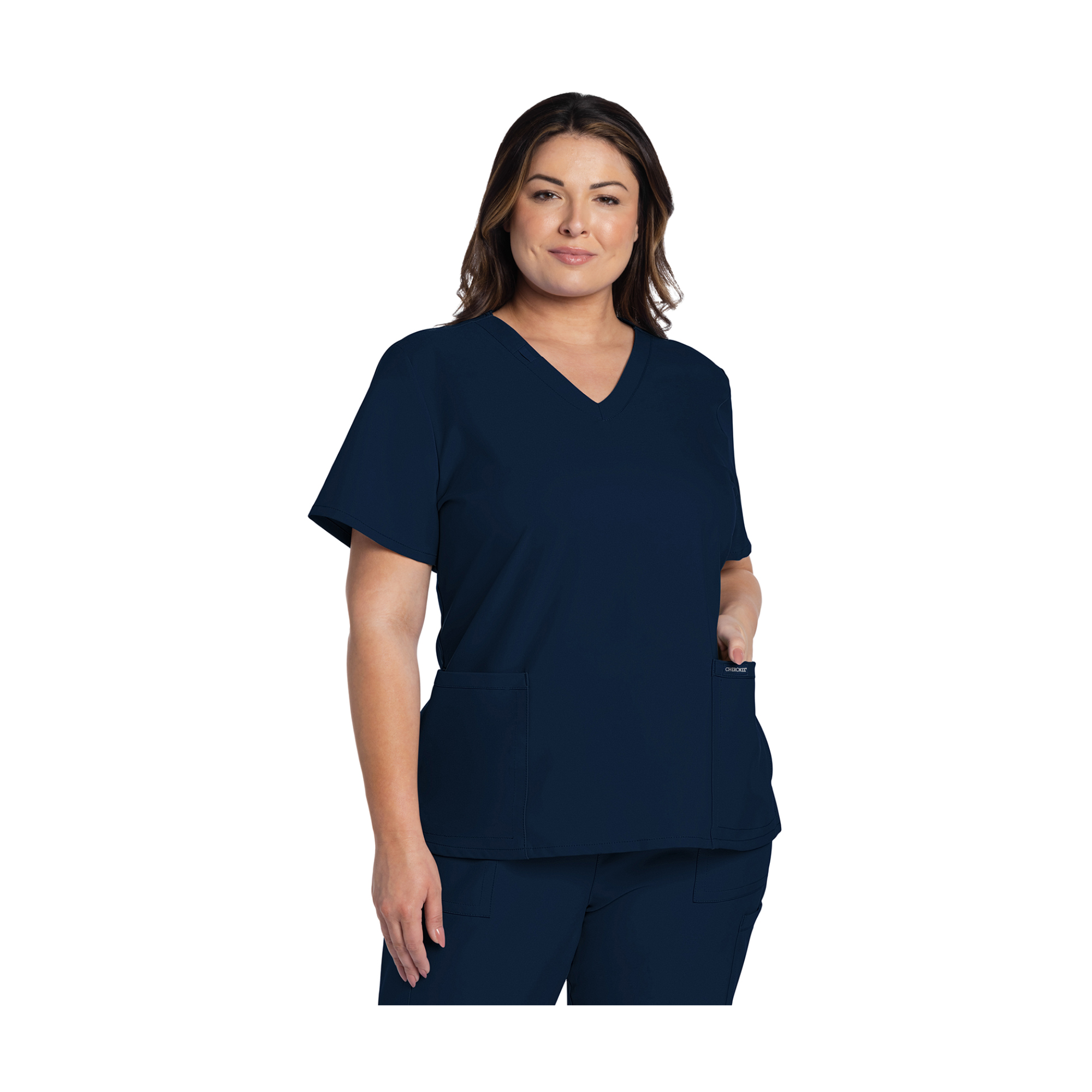 Lacanau - Tunique médicale - Col V  - Manches courtes - Femme - Cherokee Cherokee Authentic Workwear 