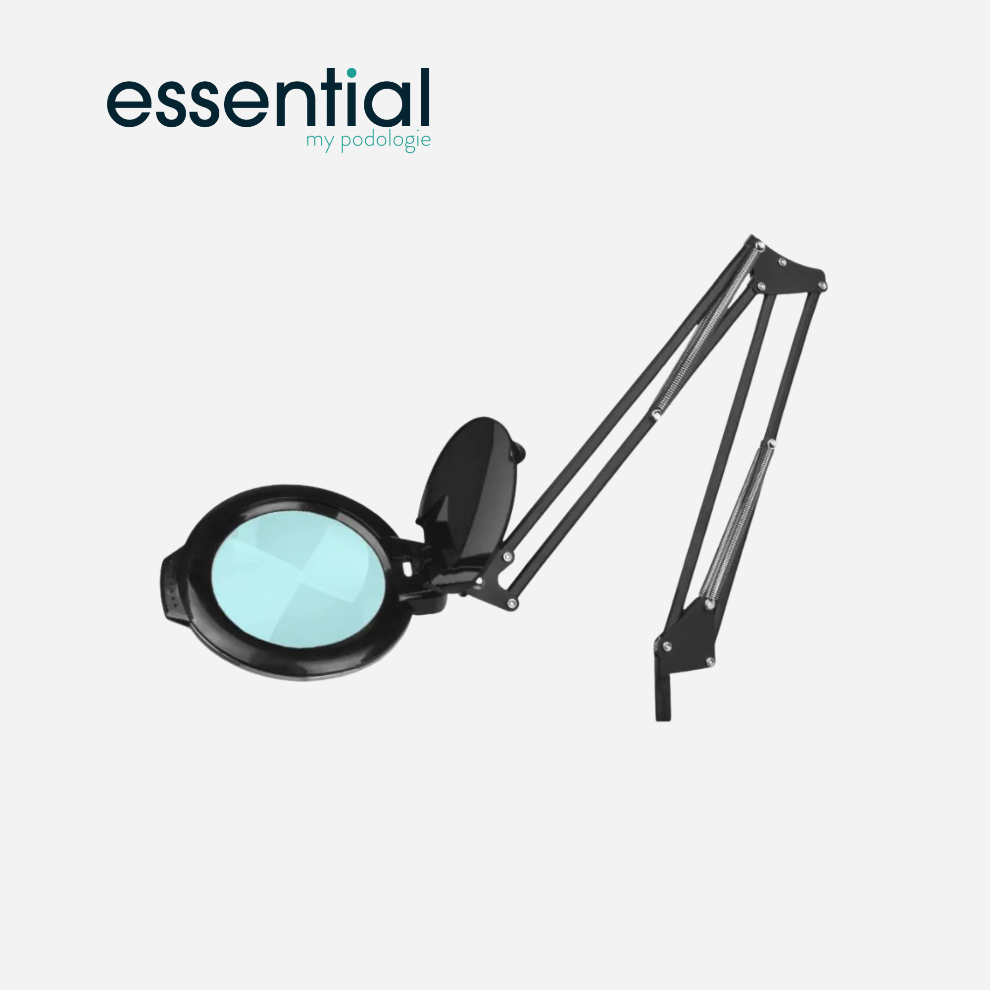Lampe loupe articulée LED Moonlight 8013/6 pour table - Blanc ou Noir - Essential by My Podologie - My Médical