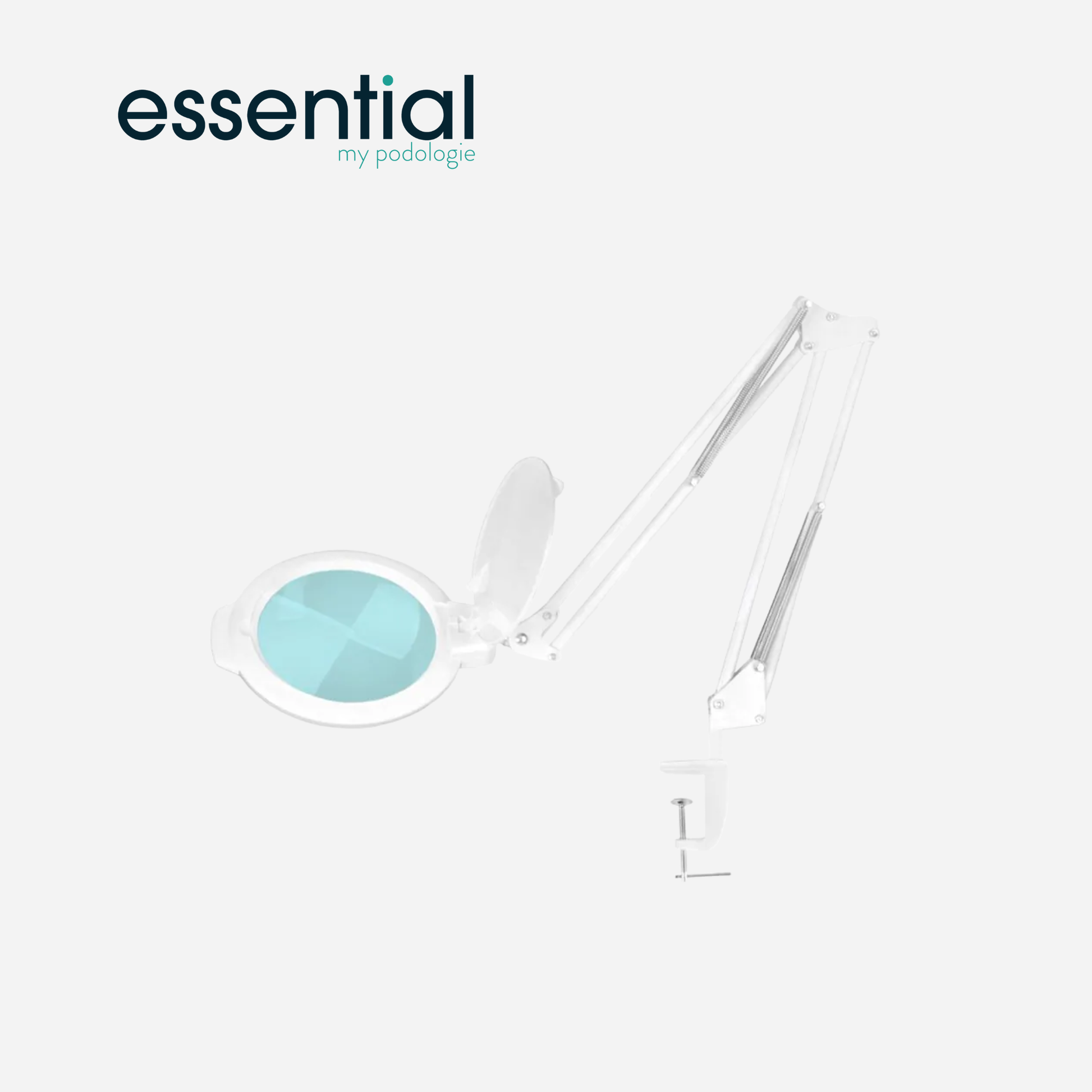 Lampe loupe articulée LED Moonlight 8013/6 pour table - Blanc ou Noir - Essential by My Podologie - My Médical