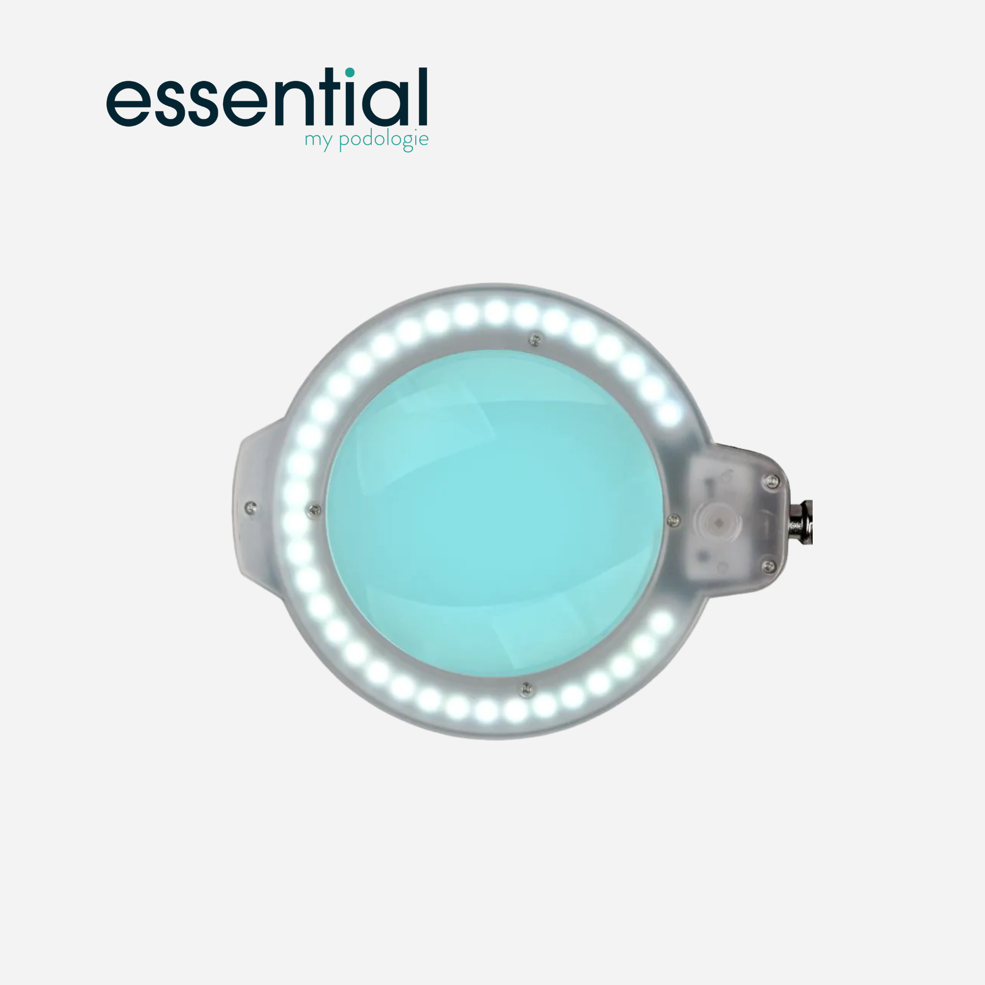 Lampe loupe articulée LED Moonlight 8013/6 pour table - Blanc ou Noir - Essential by My Podologie - My Médical