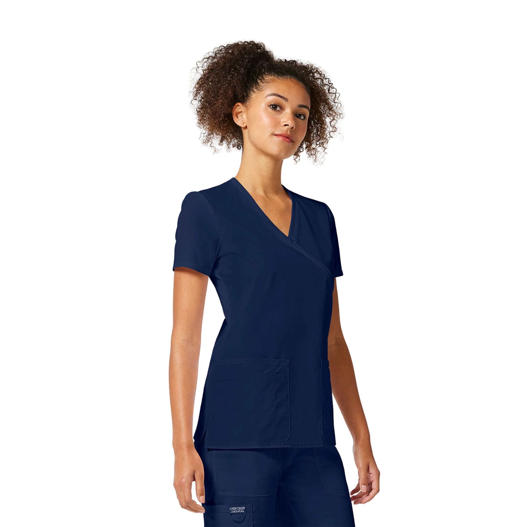 Limoges - Medical tunic - Wrap effect - Short sleeves - Women - Cherokee
