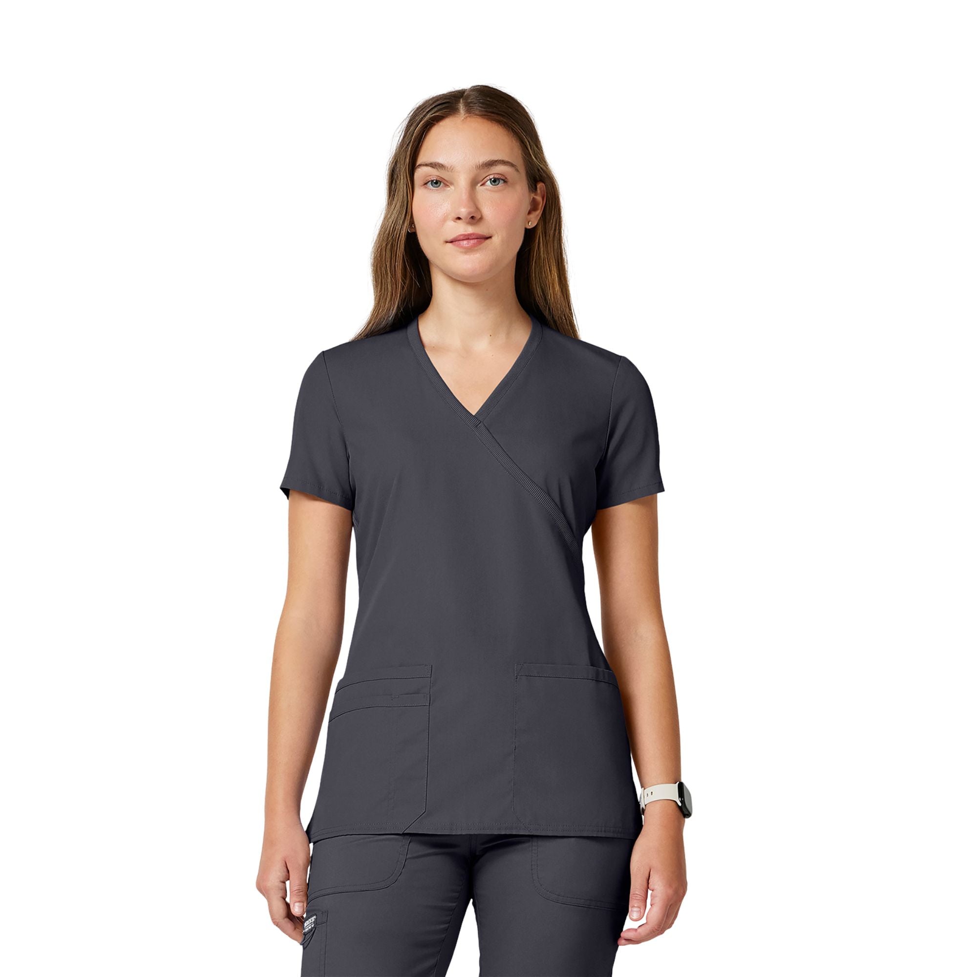 Limoges - Medical tunic - Wrap effect - Short sleeves - Women - Cherokee