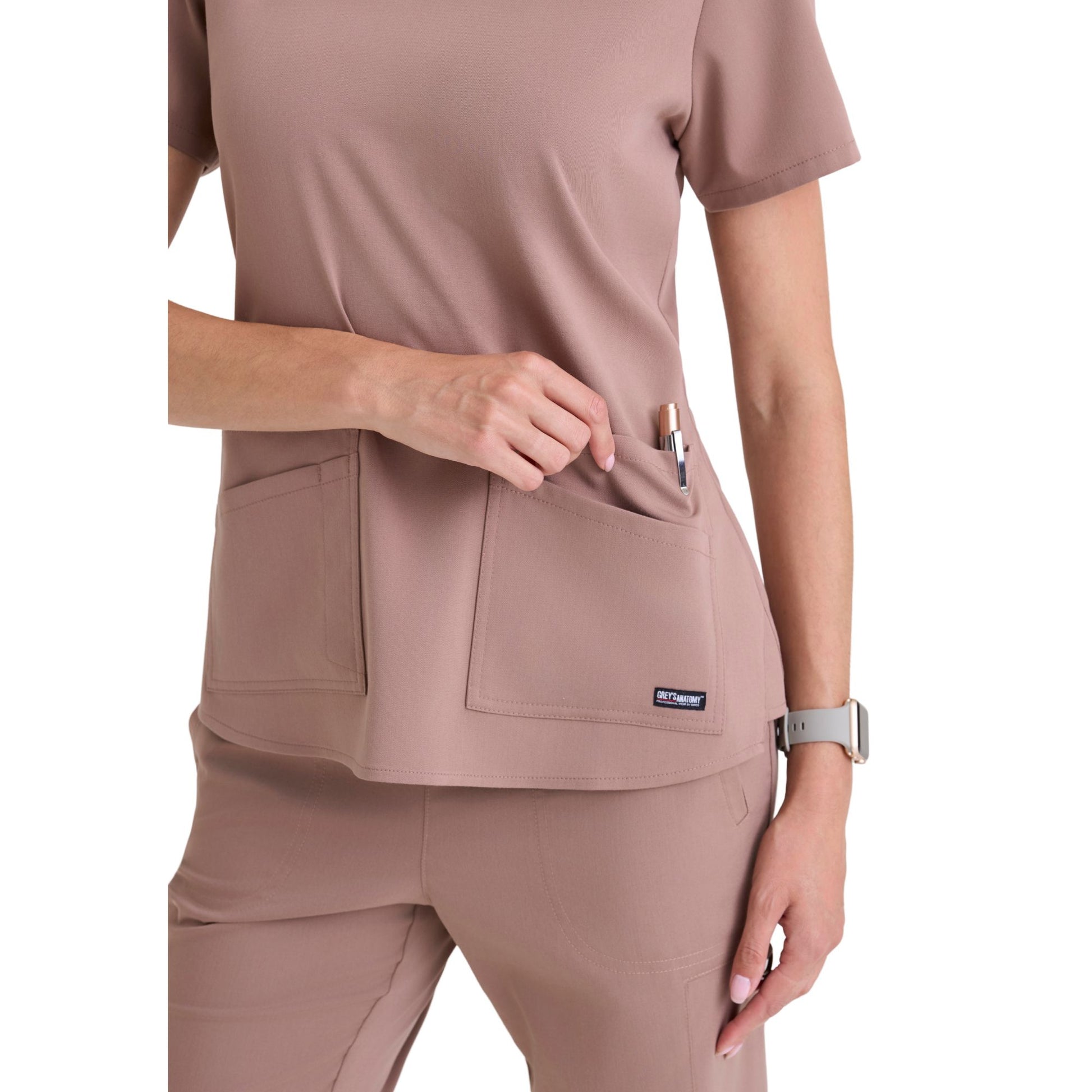 Aura - Tunique col V - Femme - Grey’s Anatomy Stretch - My Médical