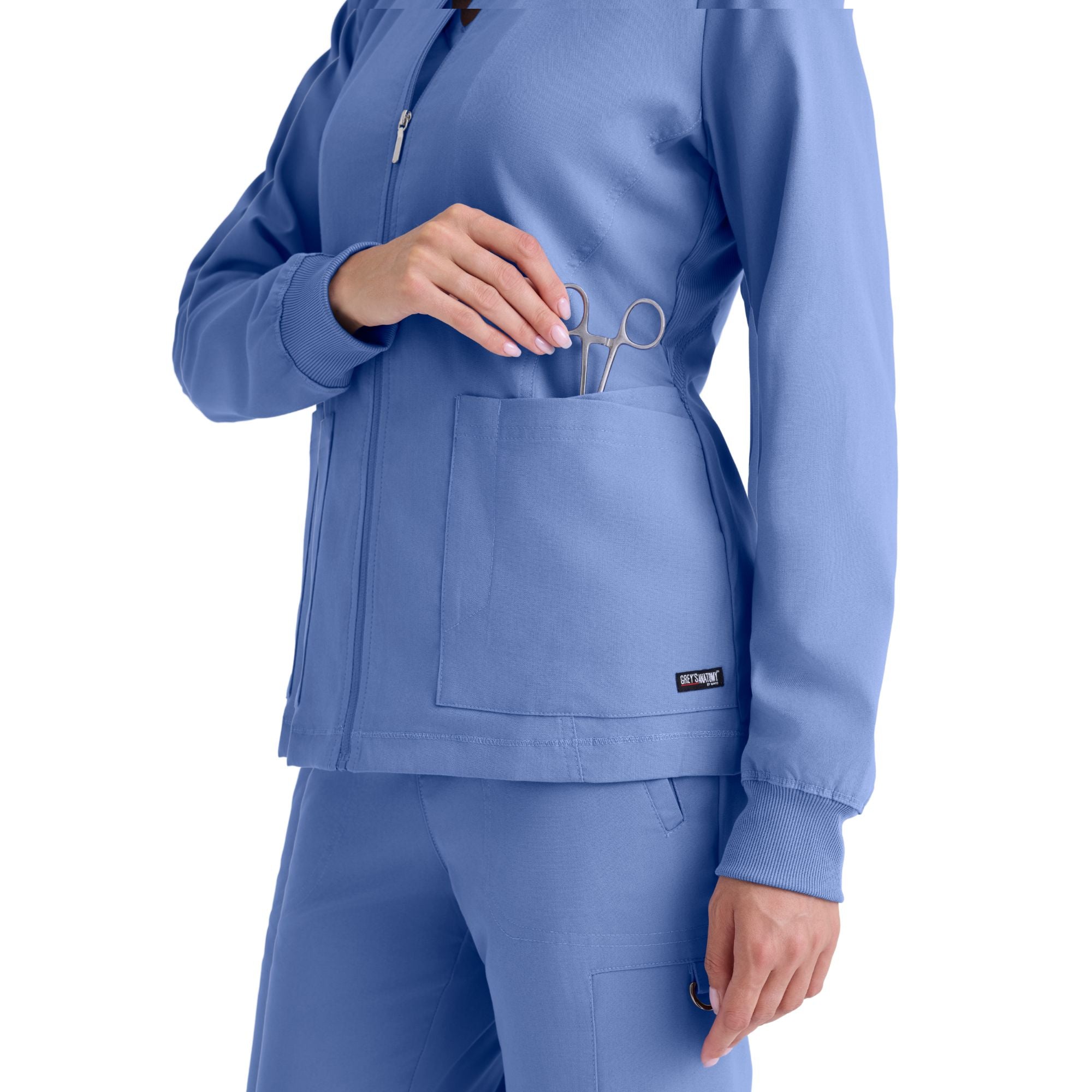Mila - Veste médicale col rond - Femme - Grey's Anatomy Stretch Grey’s Anatomy 