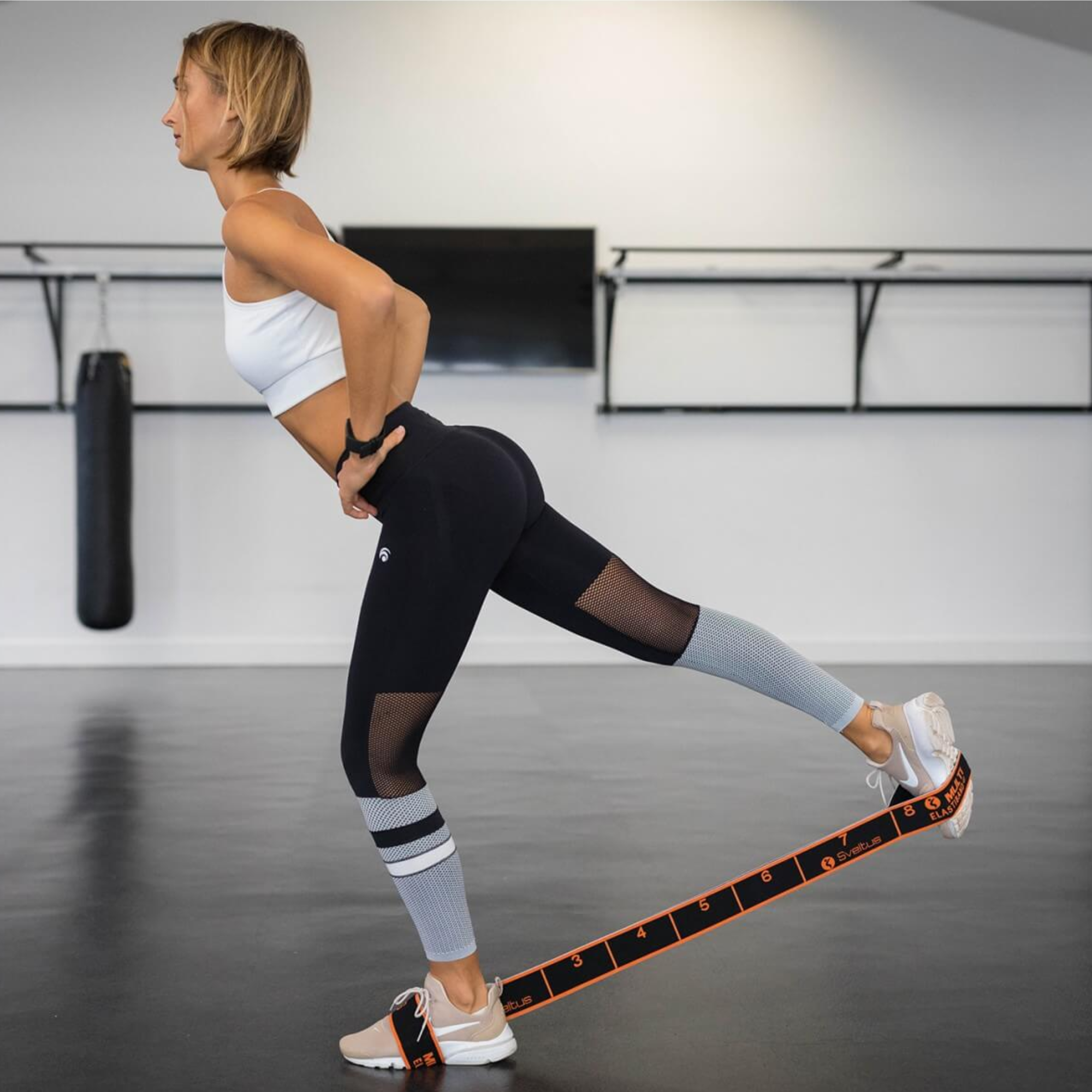 Multi Elastiband® Black bulk 110 cm - 30 kg - Sveltus