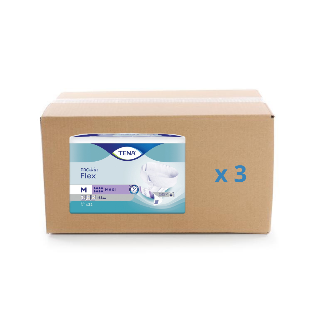 Pack 3x21/22U Change Tena Flex Proskin - Maxi 8 gouttes - 4 tailles - Tena - My Médical