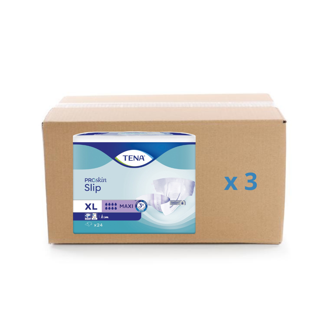 Pack 3x24U Tena Slip Proskin Maxi - 8 gouttes - 4 tailles - Tena - My Médical