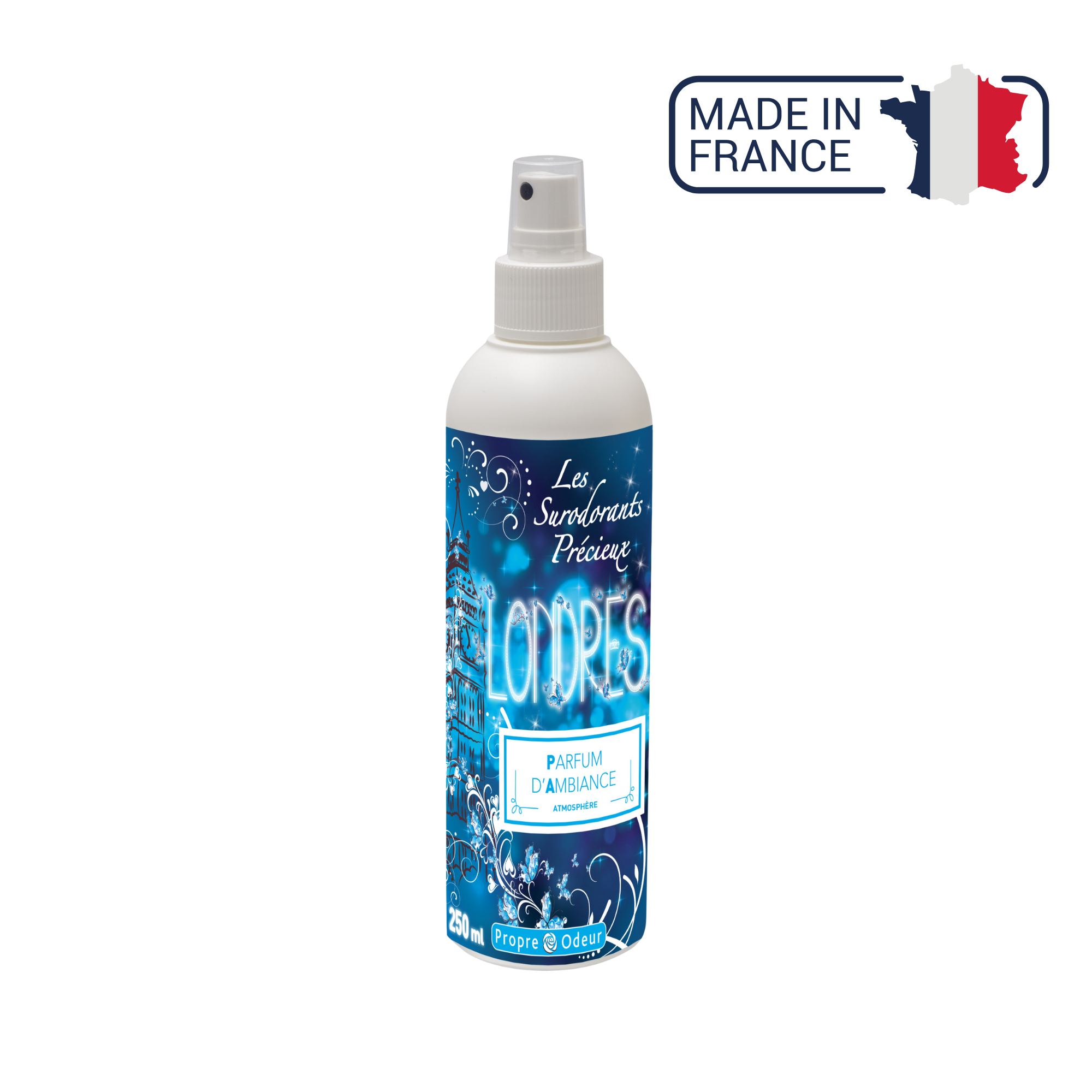 Parfum d'ambiance Surodorant précieux - 2 contenances / 4 senteurs - Sodel Propre Odeur 